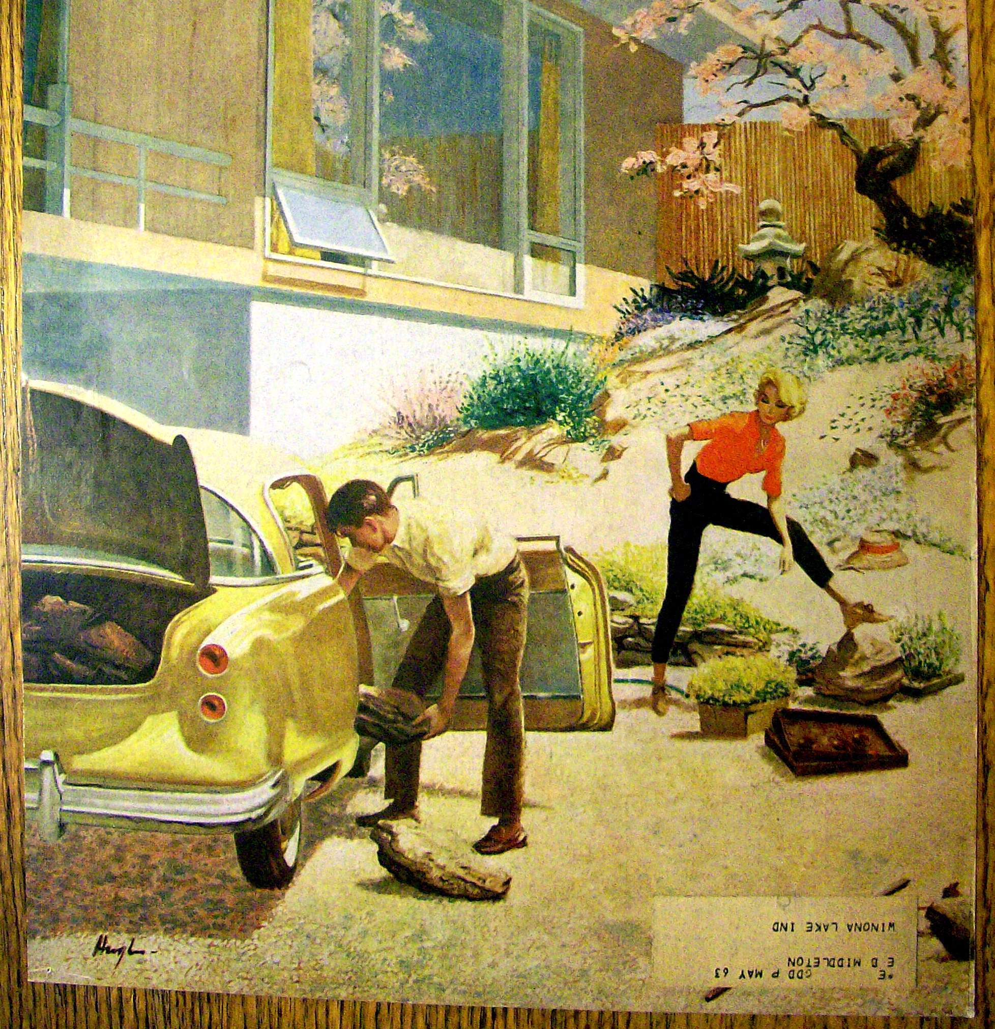 Saturday Evening Post Cover By Hughes-April 22, 1961