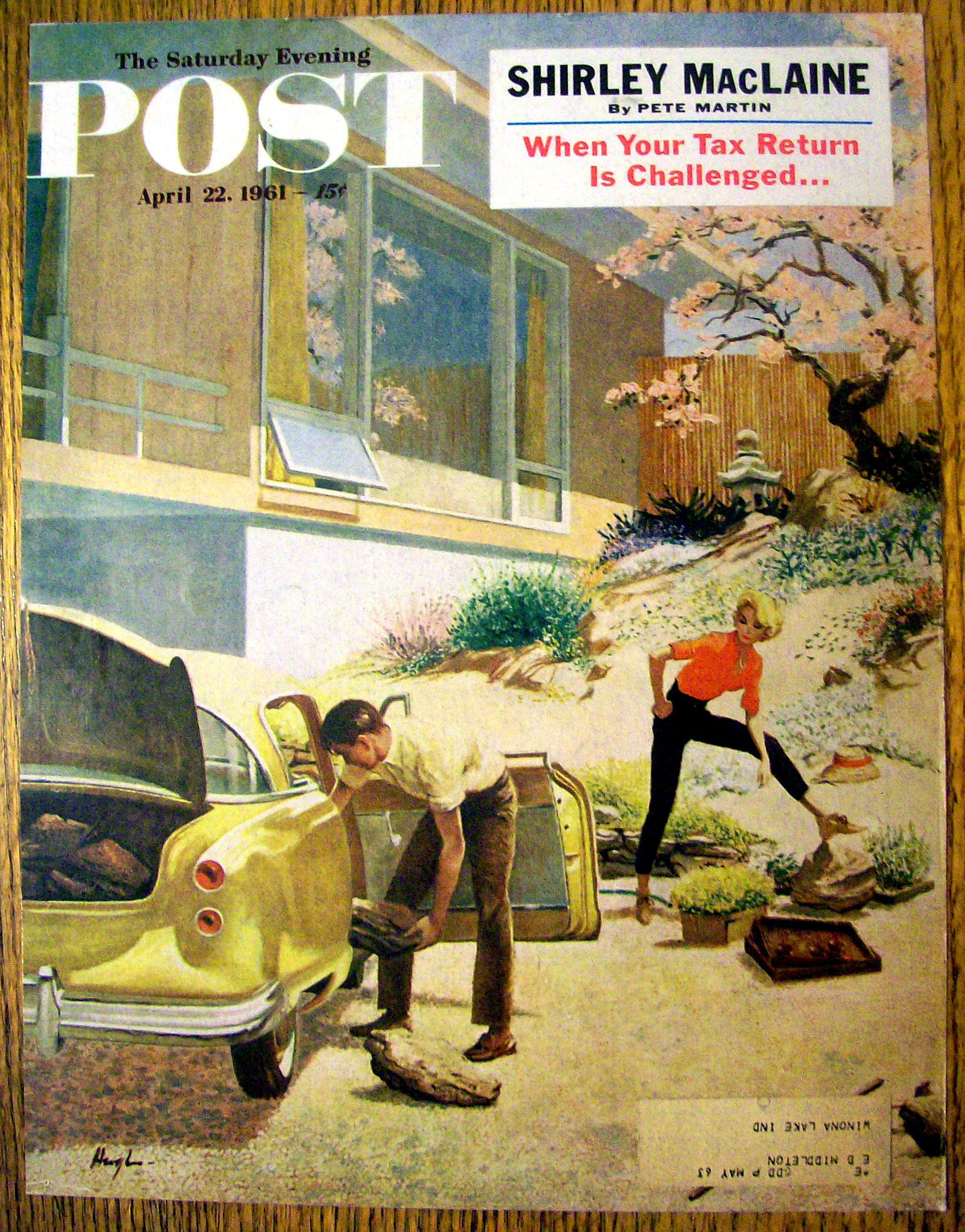Saturday Evening Post Cover By Hughes-April 22, 1961