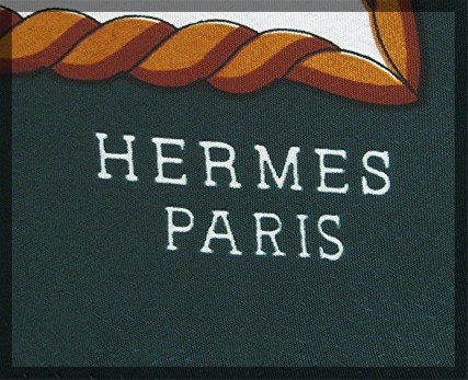 Silk scarf HERMES Style  Paris 100%