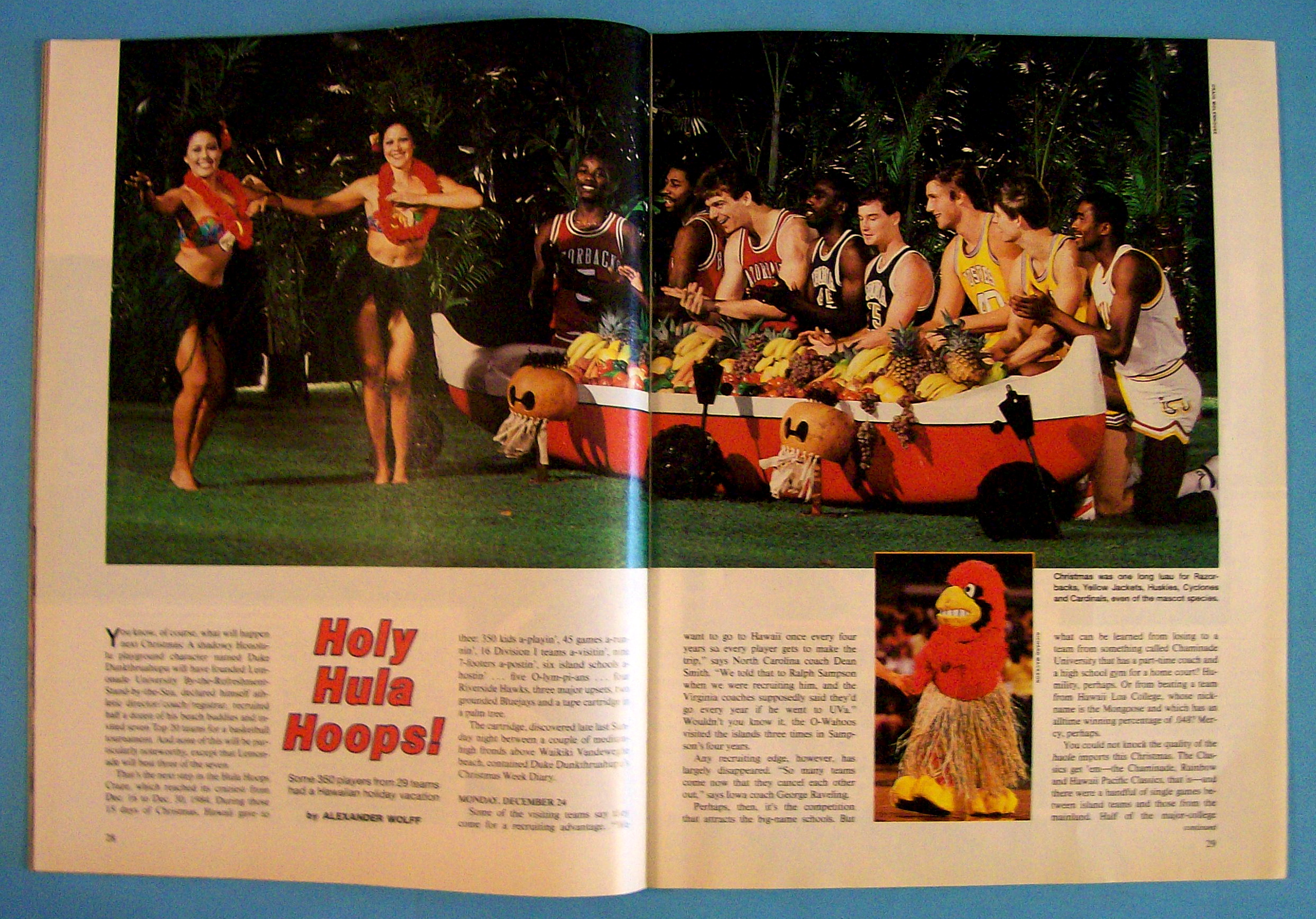Sports Illustrated Magazine-January 7, 1985-Abercrombie