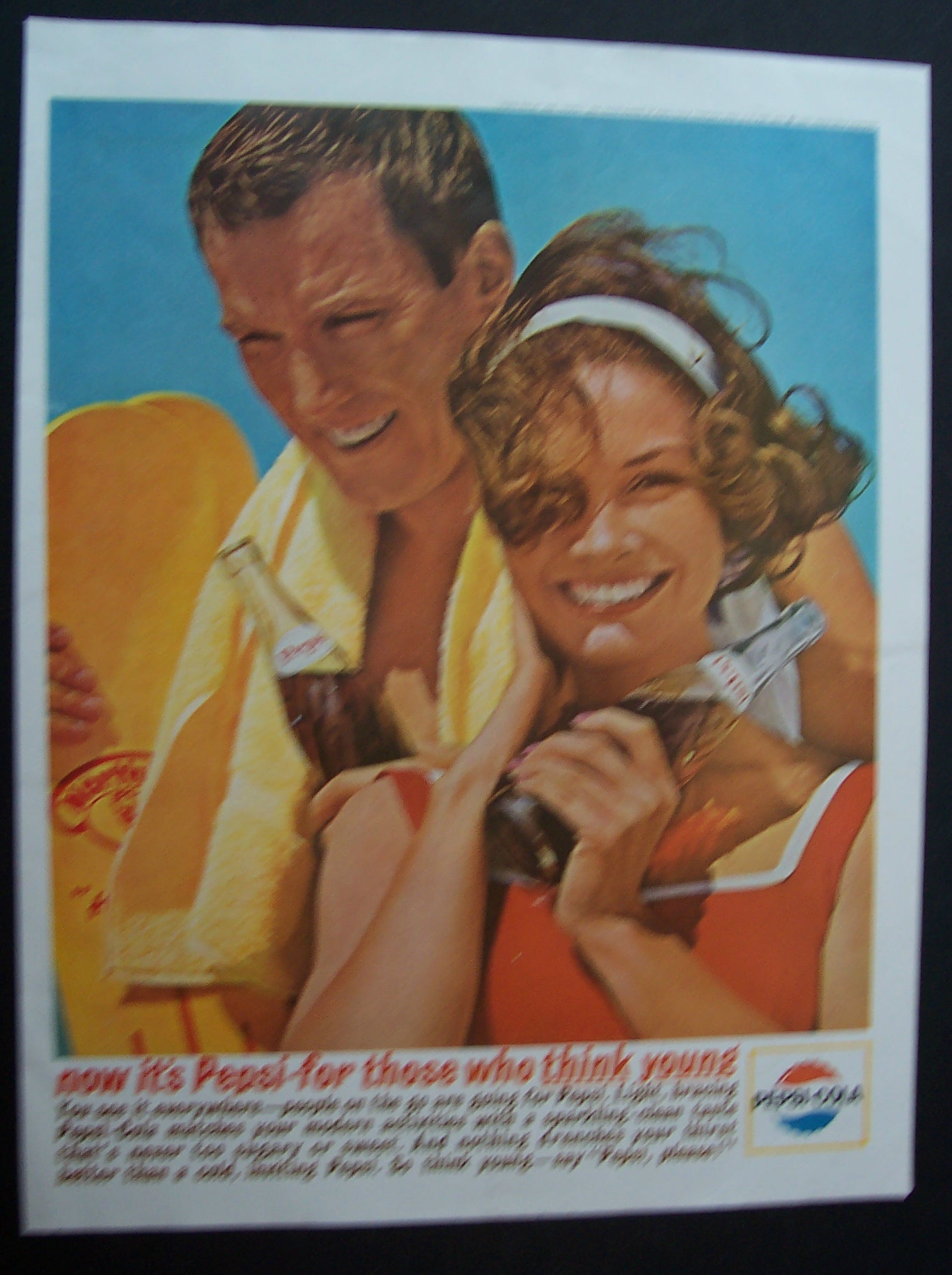 1963 Pepsi-Cola (Pepsi) with Man & Woman Holding Bottle