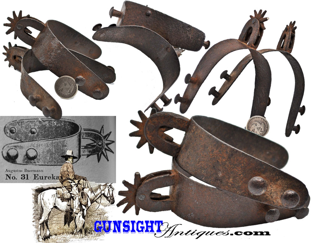 Early production    August Buermann - Hand Forged Eureka Spurs