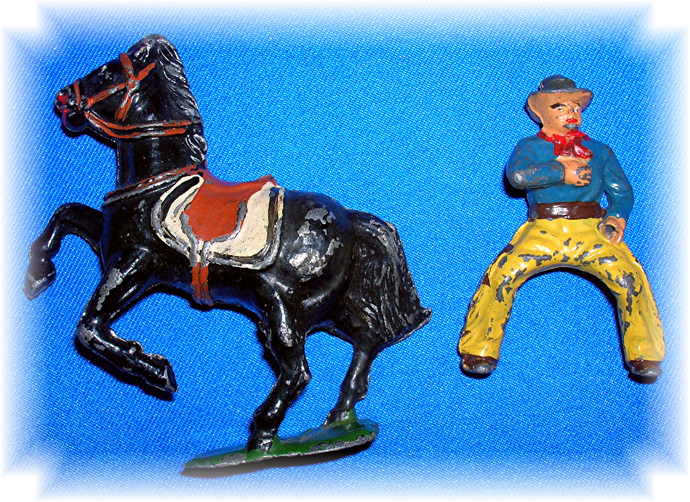 Diecast TIMPO TOYS ENGLAND Cowboy & Horse