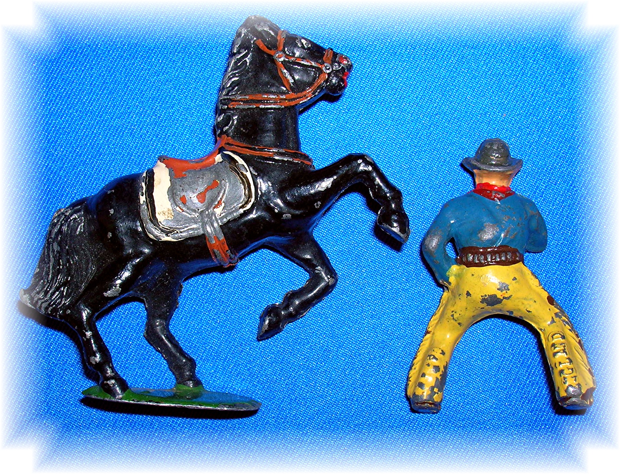 Diecast TIMPO TOYS ENGLAND Cowboy & Horse