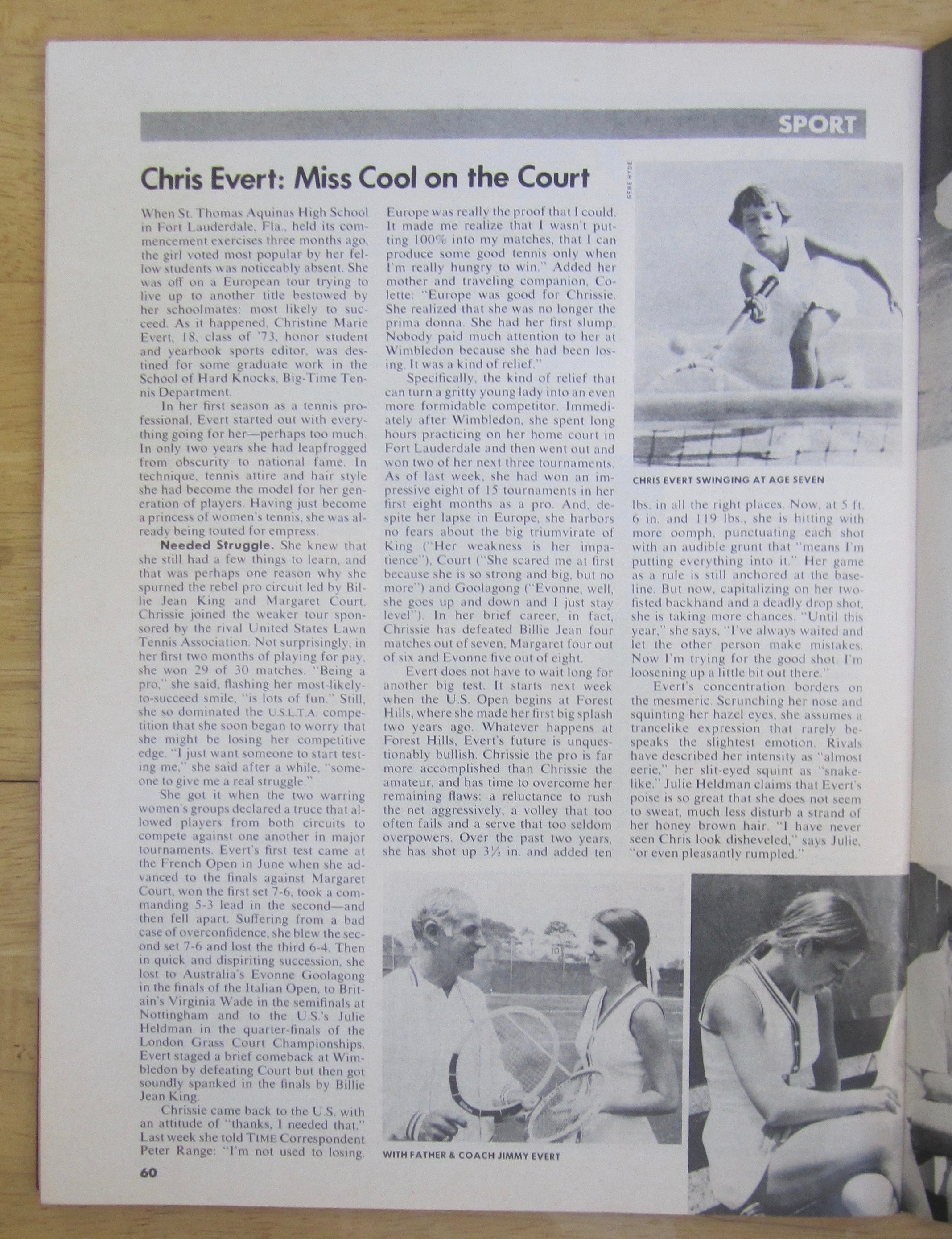 Time Magazine August 27, 1973 Scrambling To Break Clear