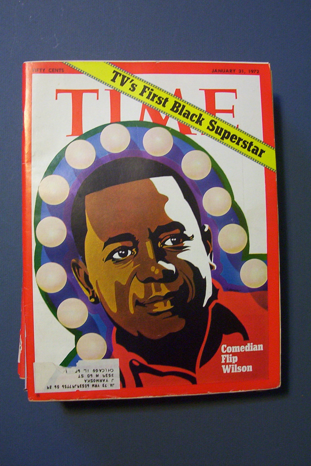 Time Magazine January 31, 1972 Comedian Flip Wilson