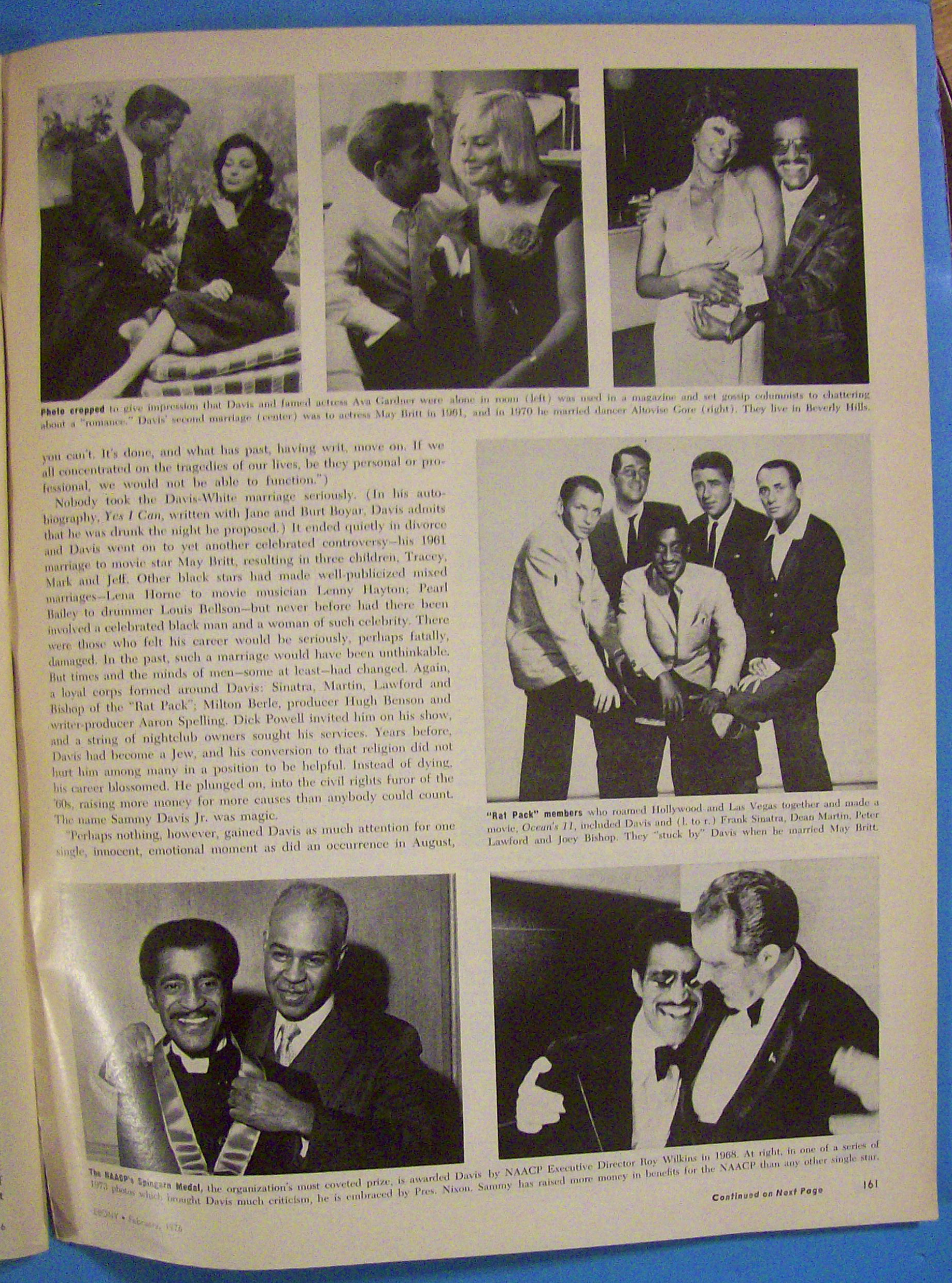 Ebony Magazine-February 1976-Sammy Davis Jr.
