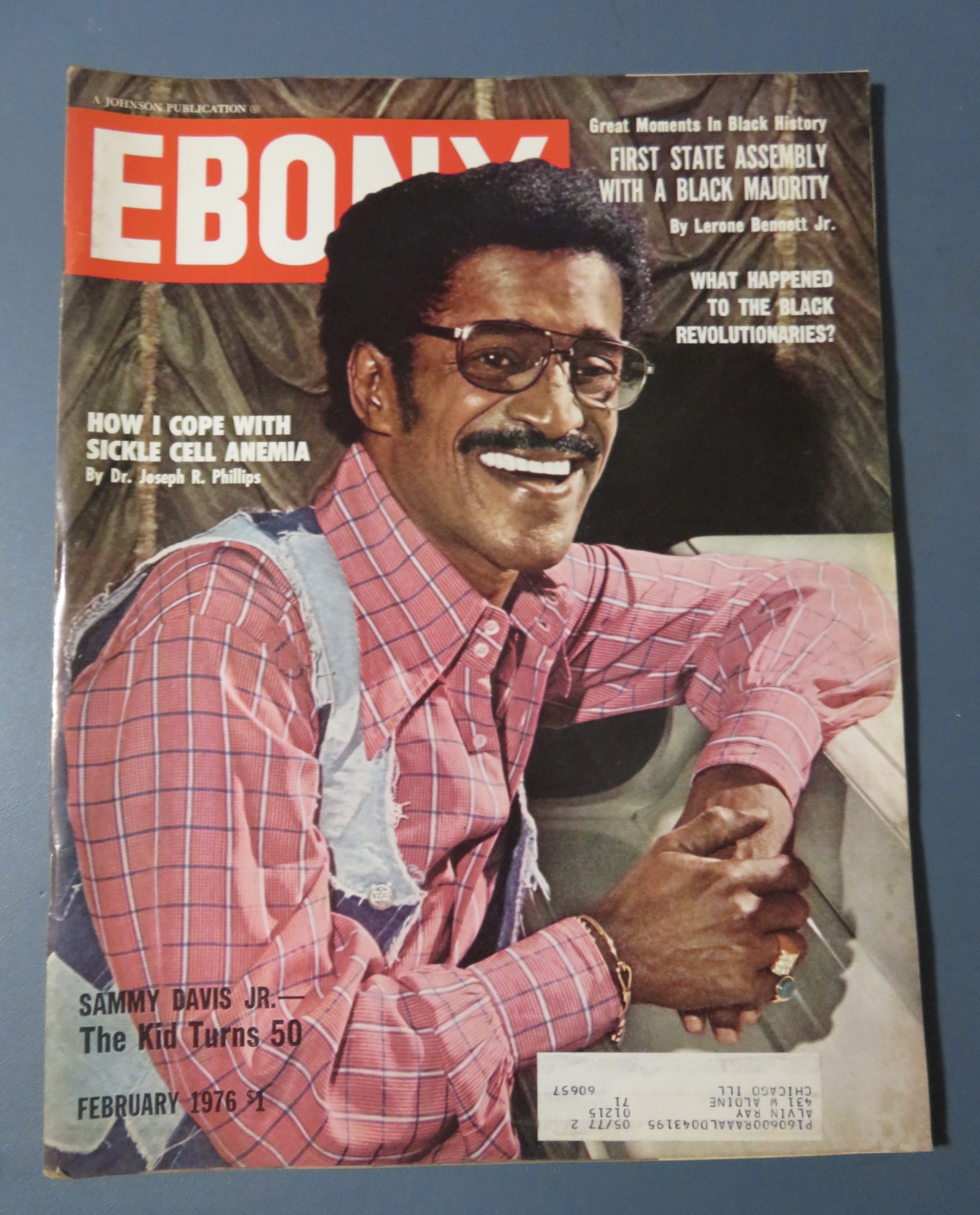 Ebony Magazine-February 1976-Sammy Davis Jr.