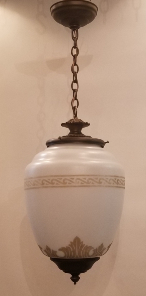 Decorated Stencil Pendant  #701