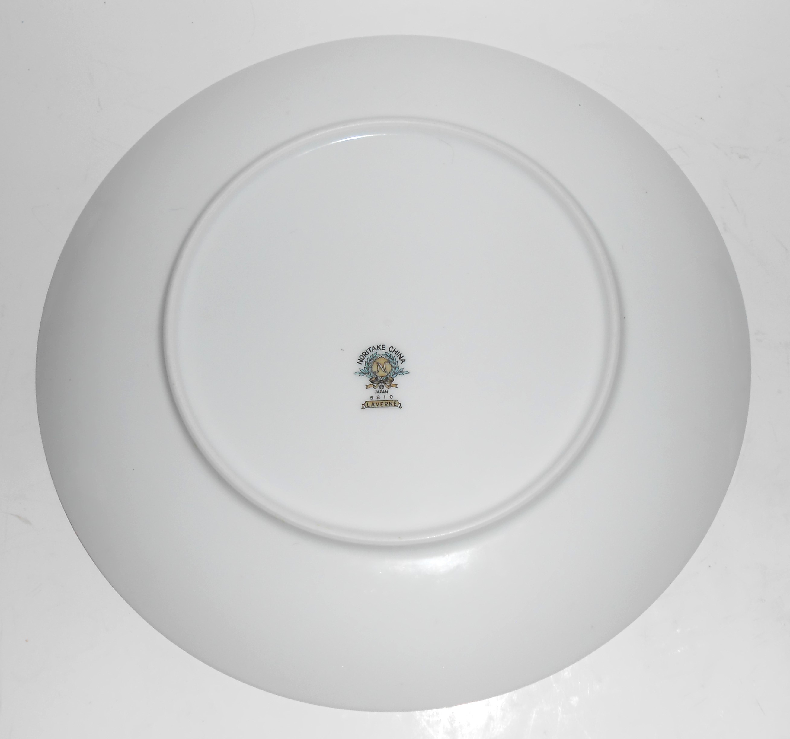 VINTAGE Noritake China Porcelain Gold Band Laverne Dinn