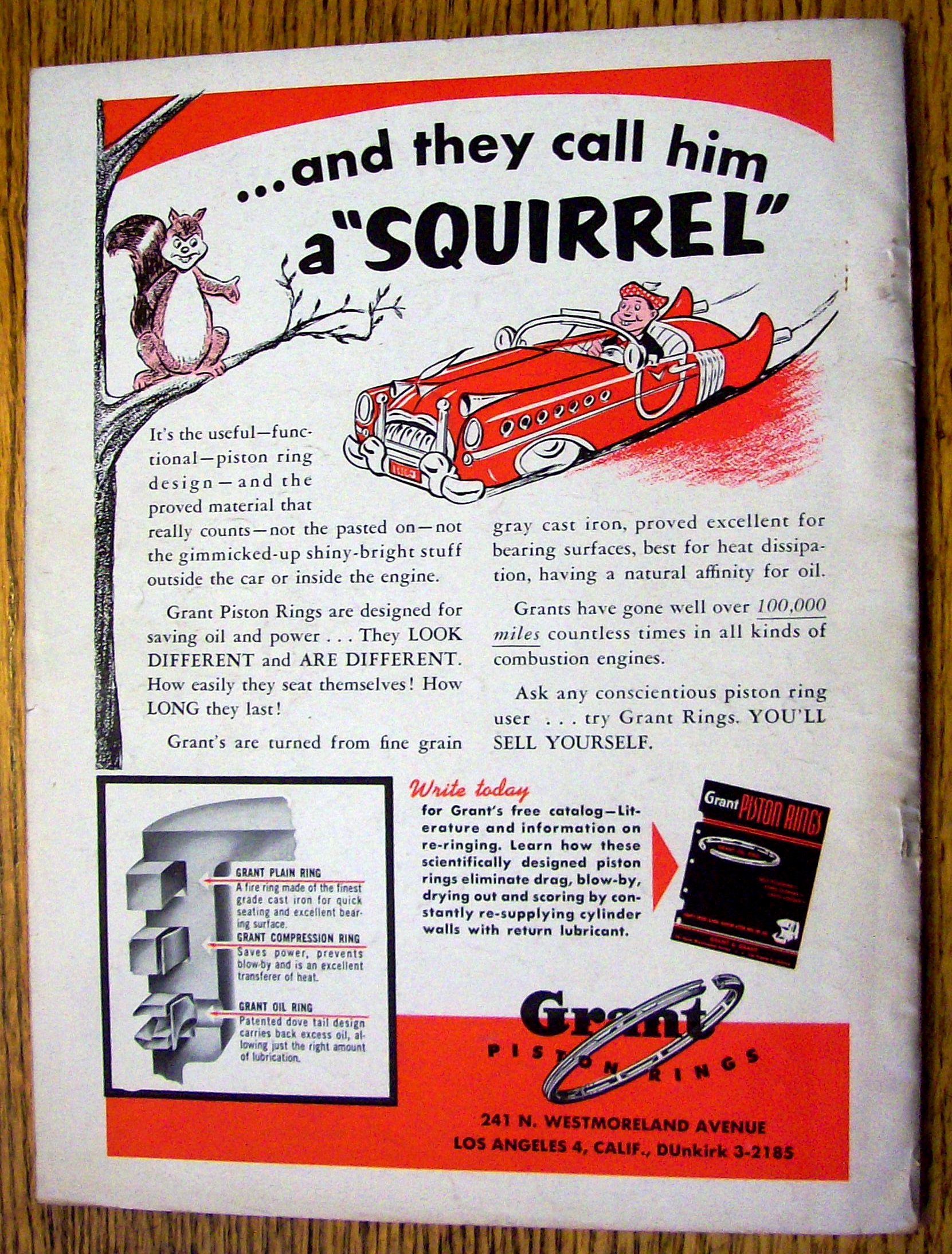 Speed Age Magazine December 1953 Frank Mundy Answers