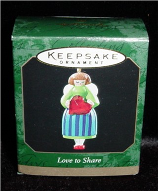 Love to Share Miniature Hallmark Ornament