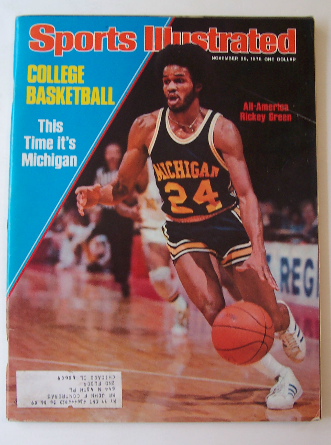 Sports Illustrated Magazine -Nov 29, 1976- Rickey Green