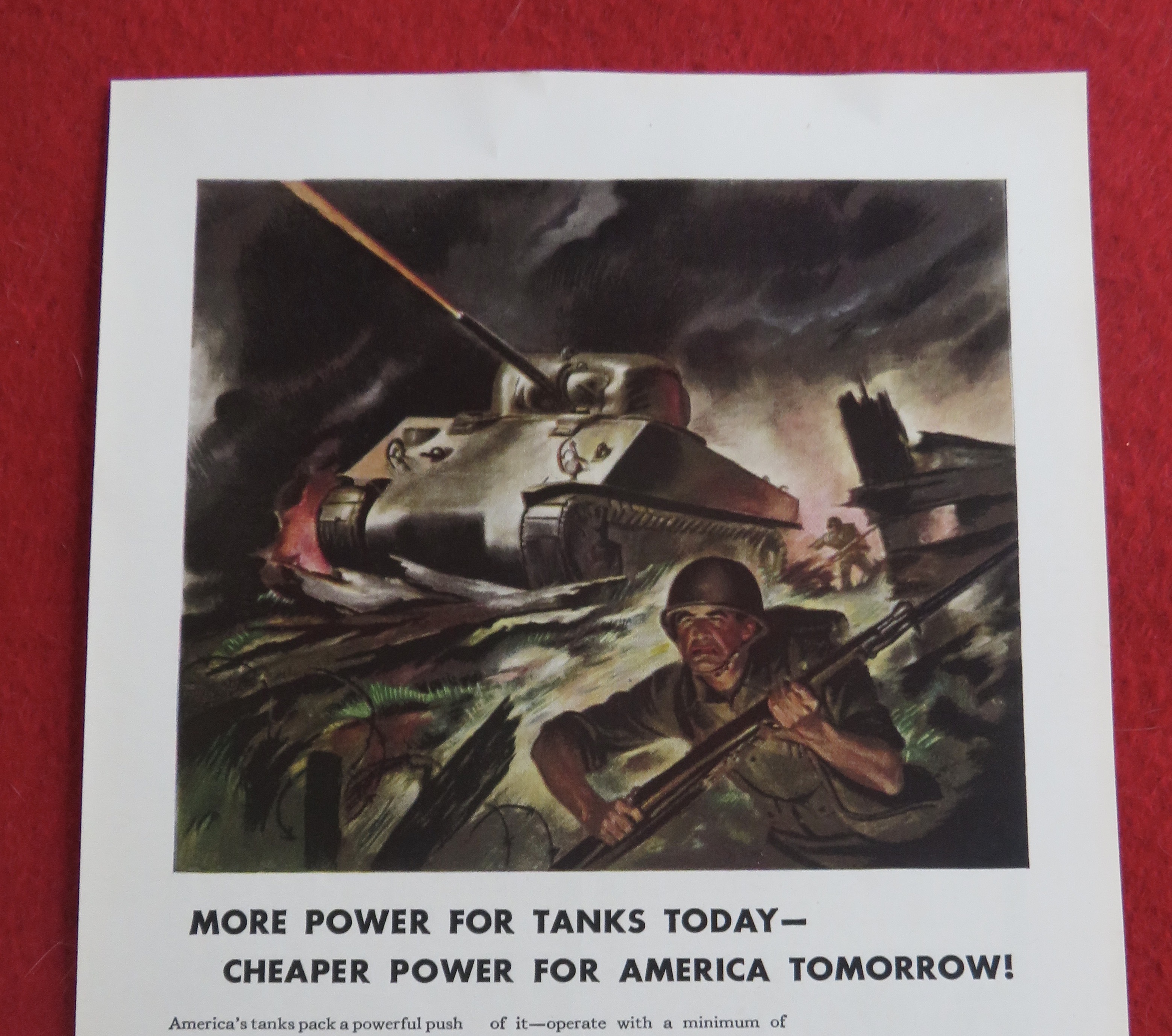 1943 General Motors Diesel Power w/ Soldiers & Tanks