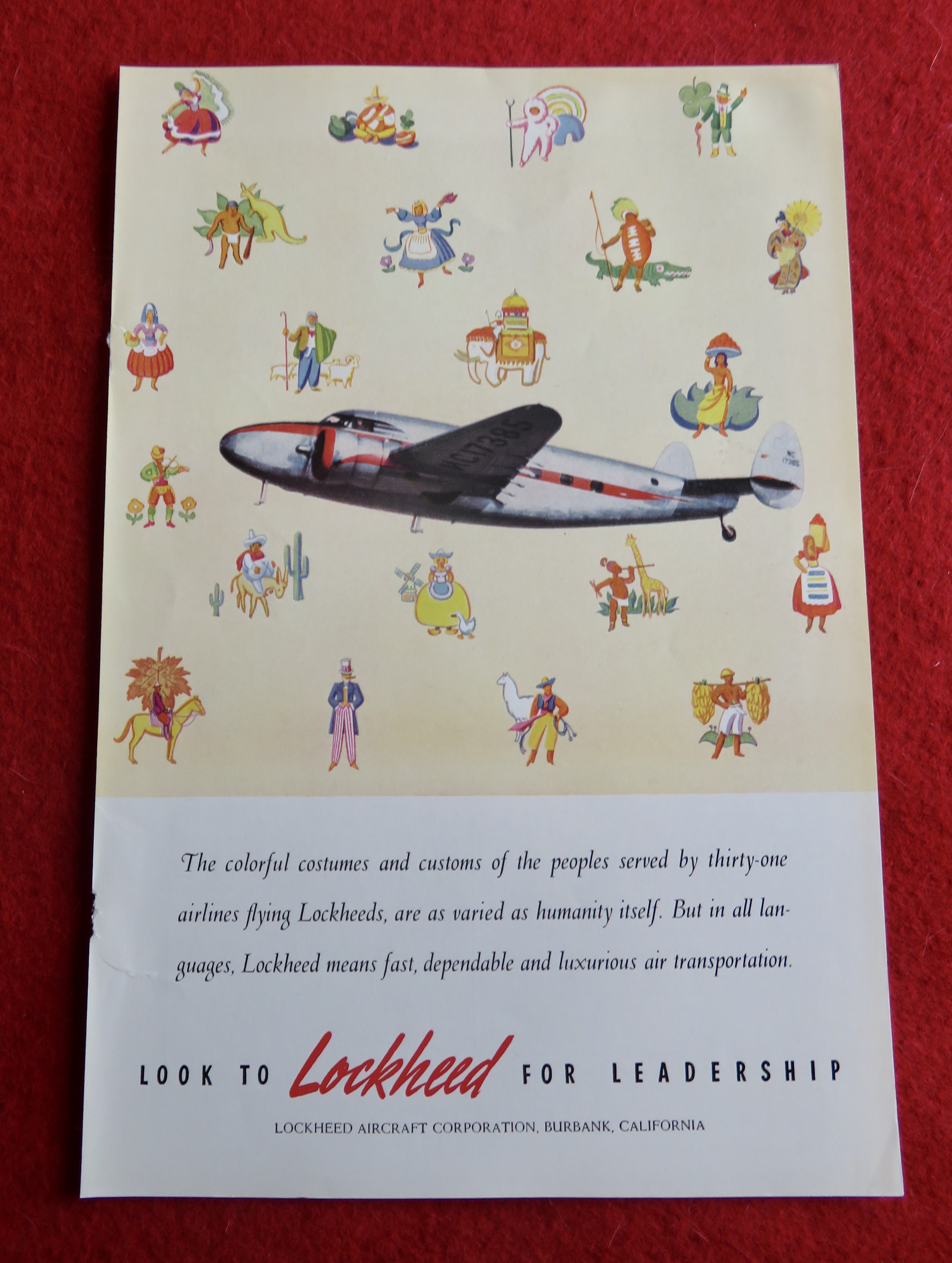 1940 Lockheed Aircraft Corporation with People