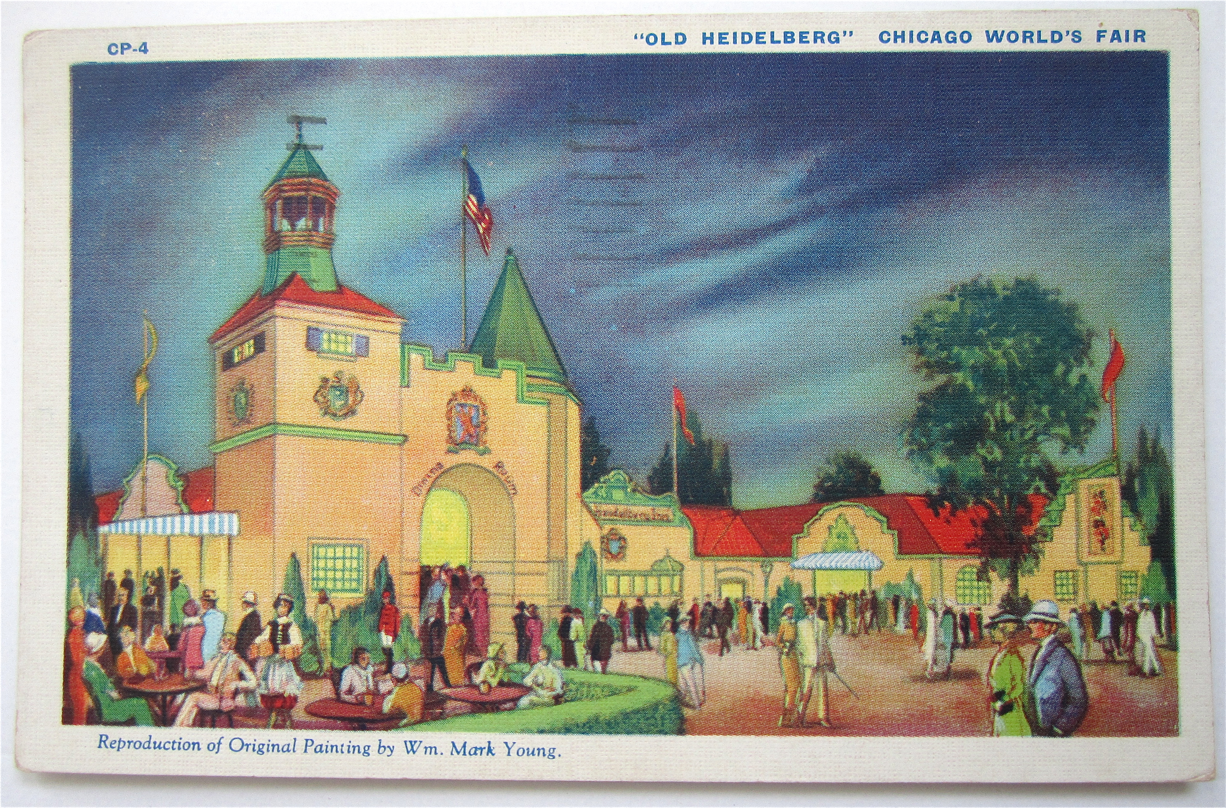 Old Heidelberg, Chicago World's Fair Postcard