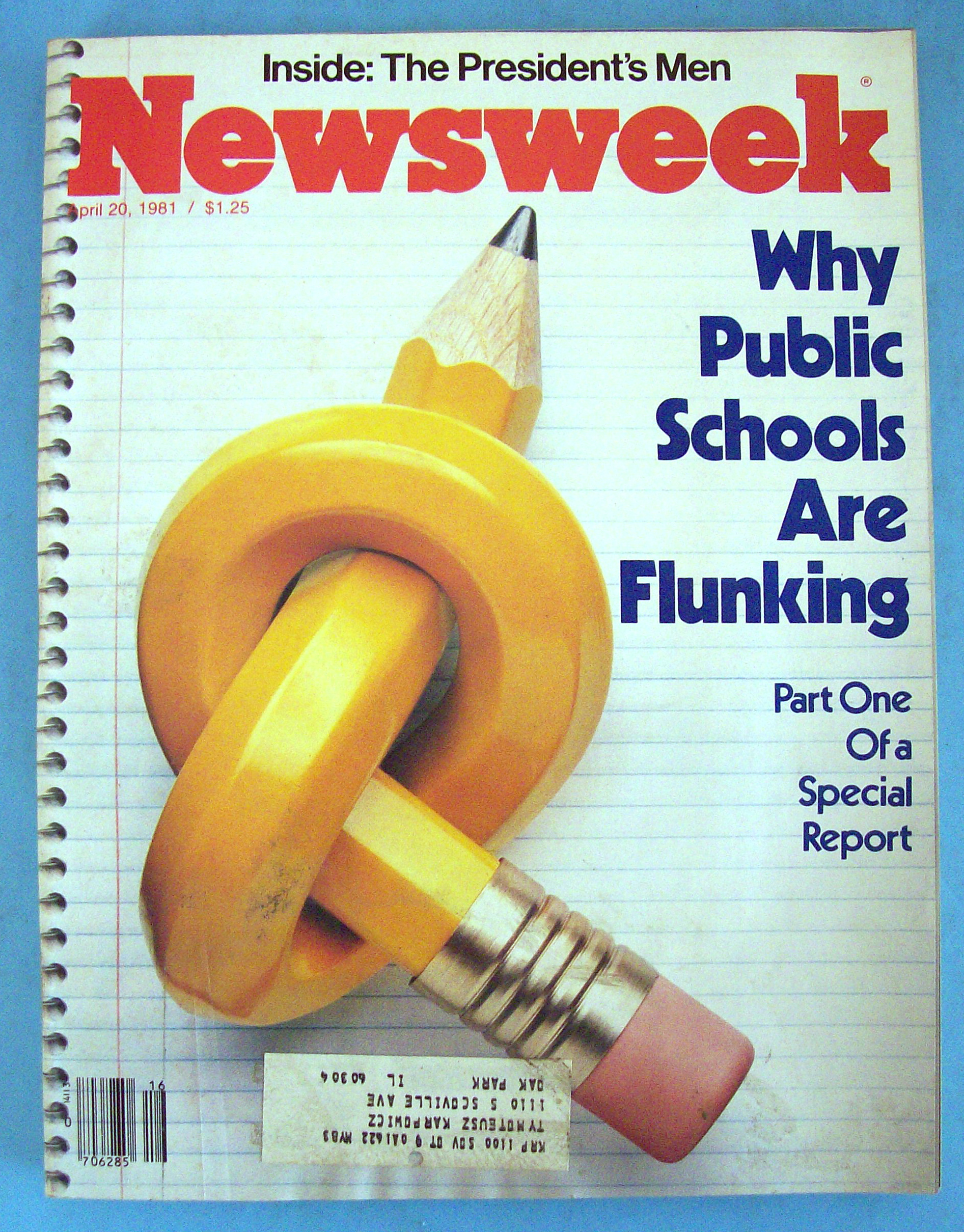 Newsweek Magazine - April 20, 1981 - Public Schools