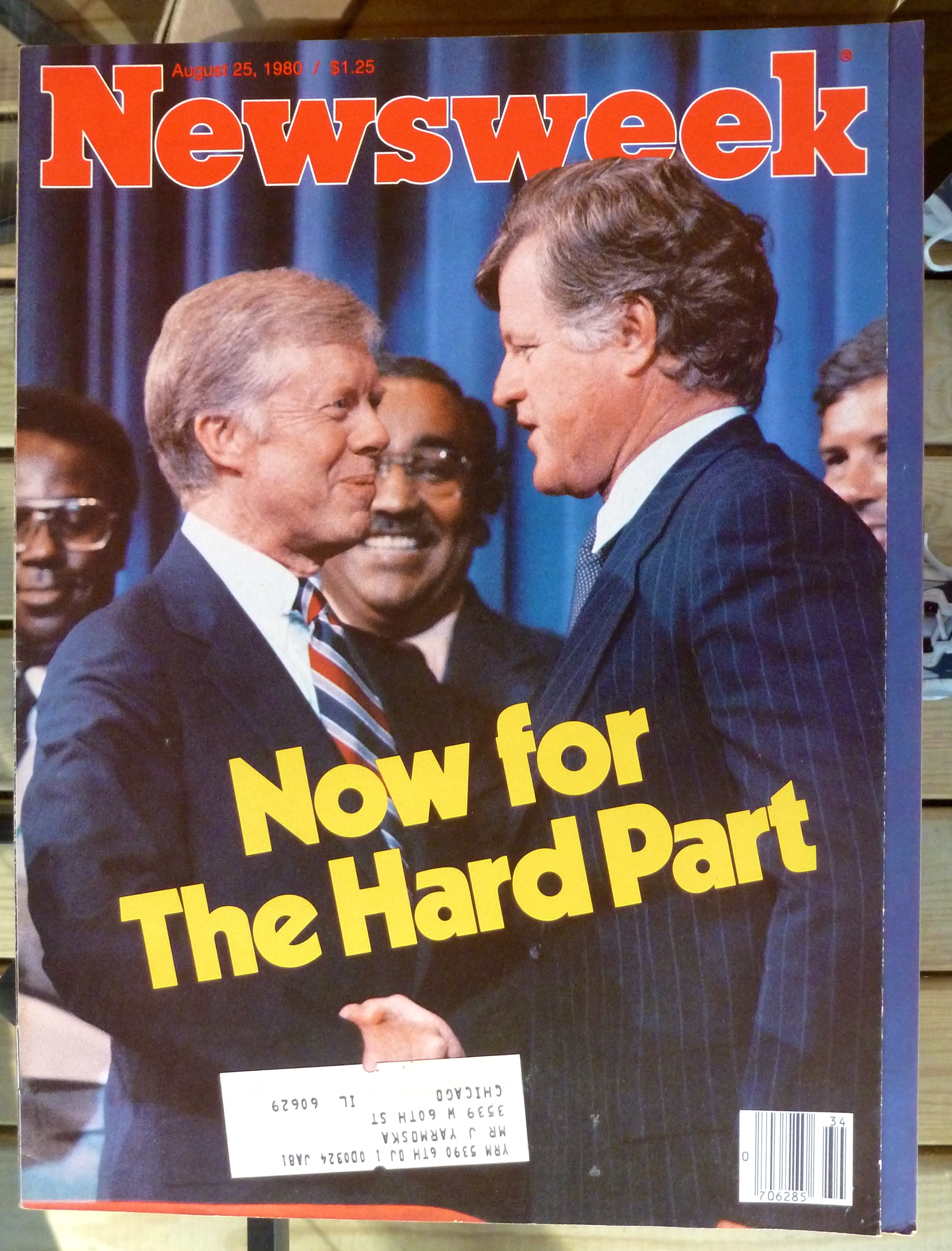 Newsweek Magazine-August 25, 1980-Carter & Kennedy