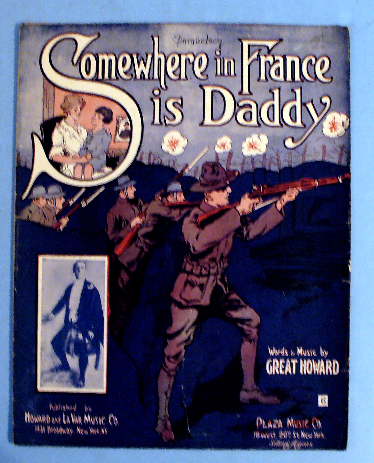 1918 Somewhere In France Is Daddy by Great Howard