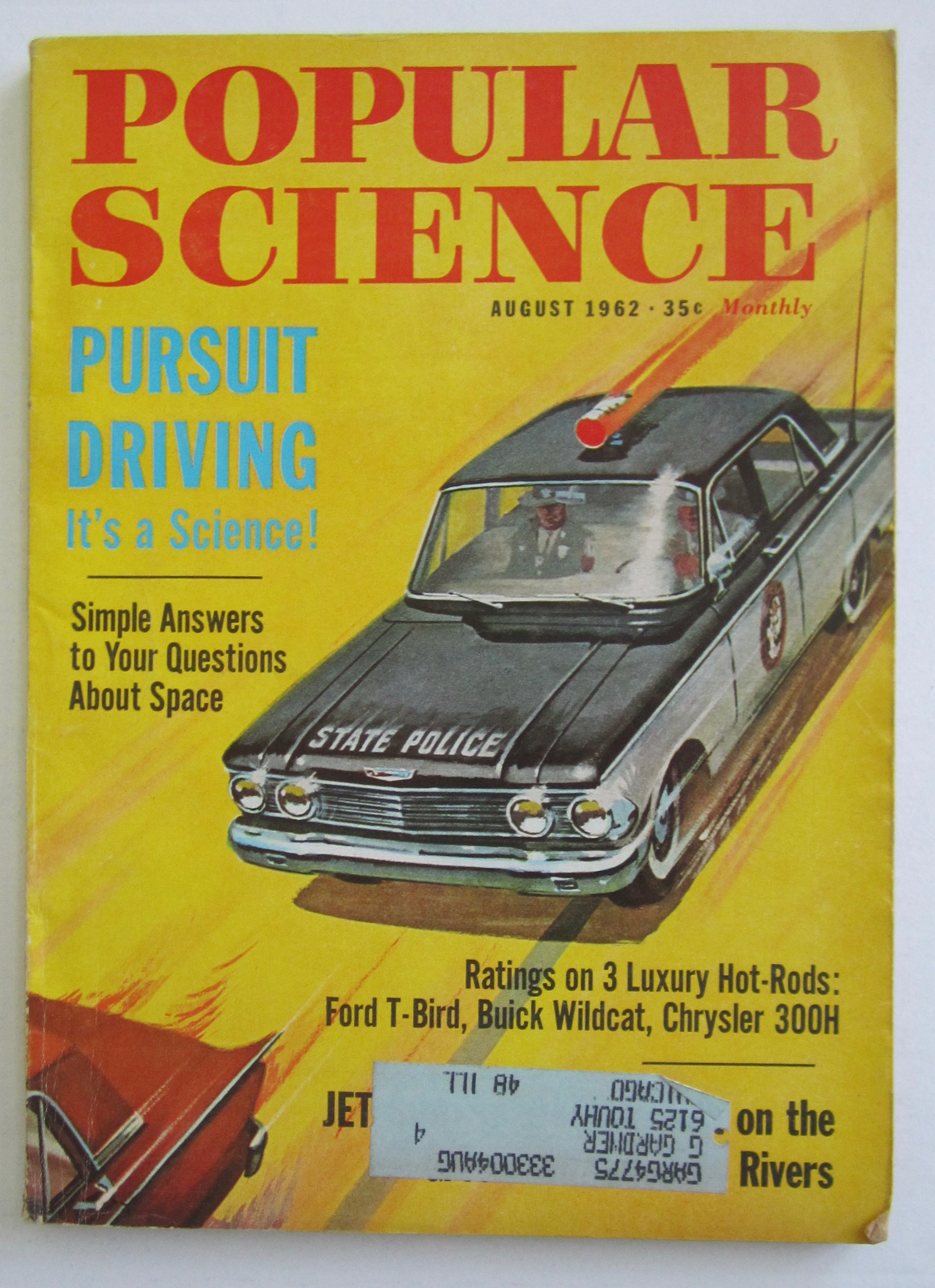 Popular Science Magazine-August 1962-Pursuit Driving