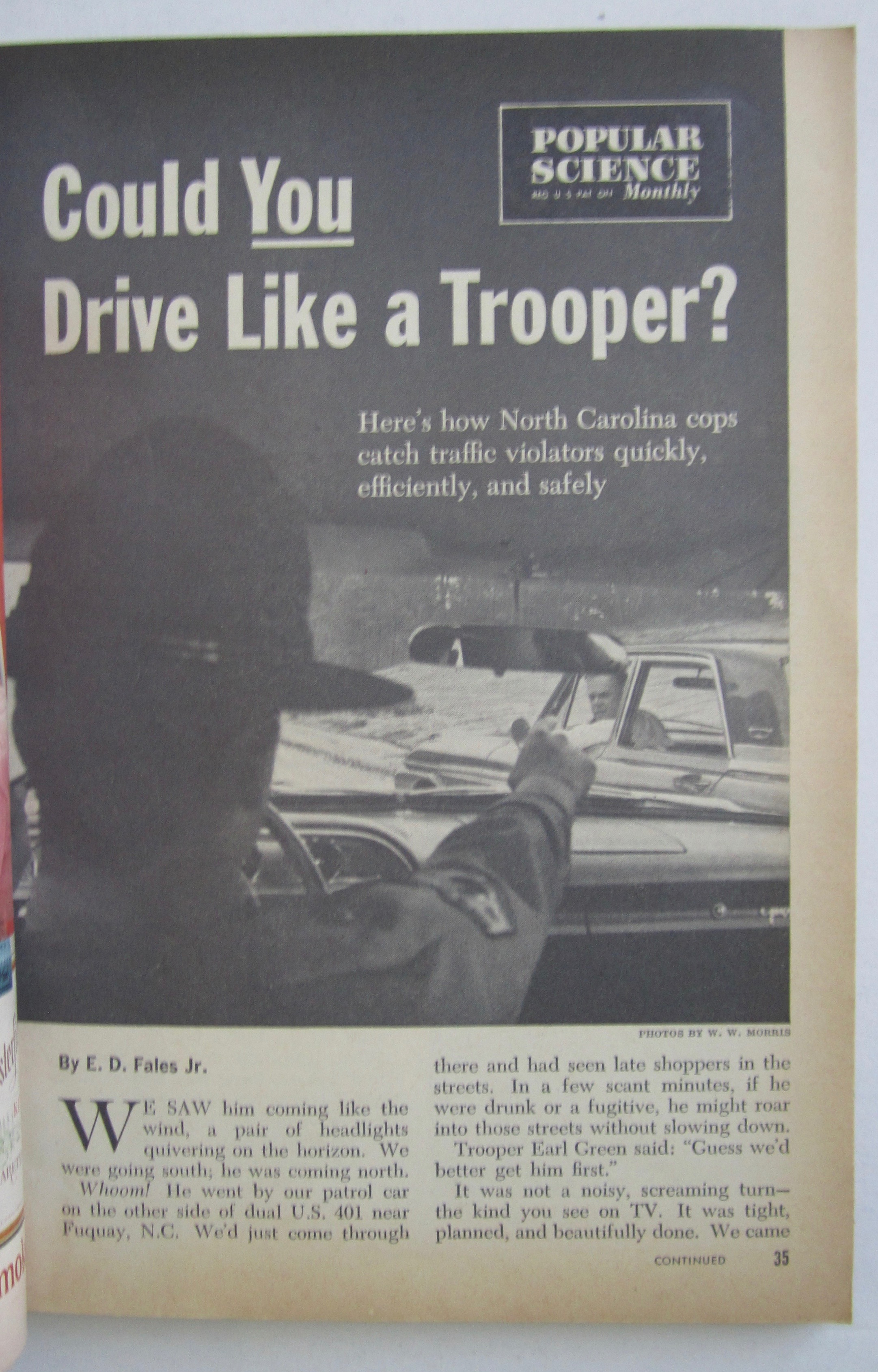 Popular Science Magazine-August 1962-Pursuit Driving