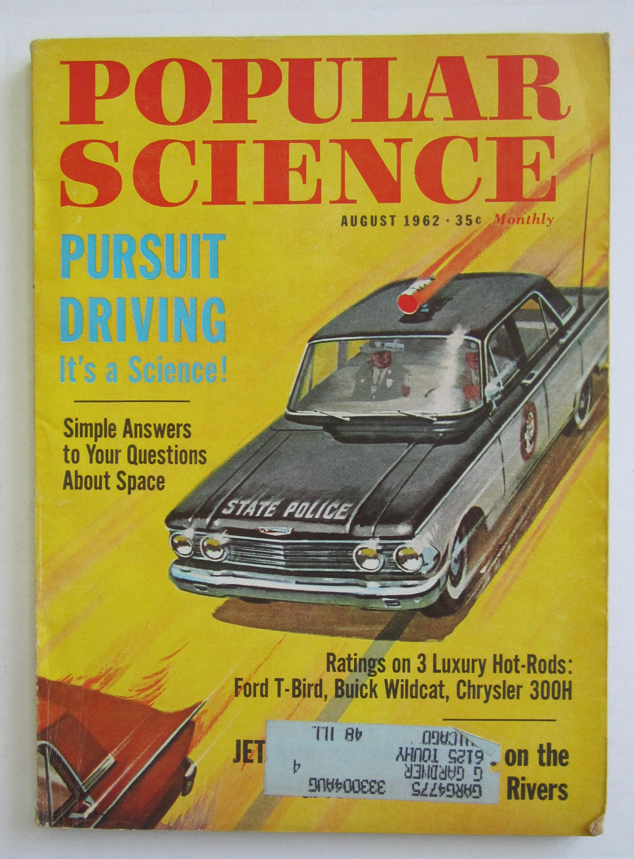 Popular Science Magazine-August 1962-Pursuit Driving