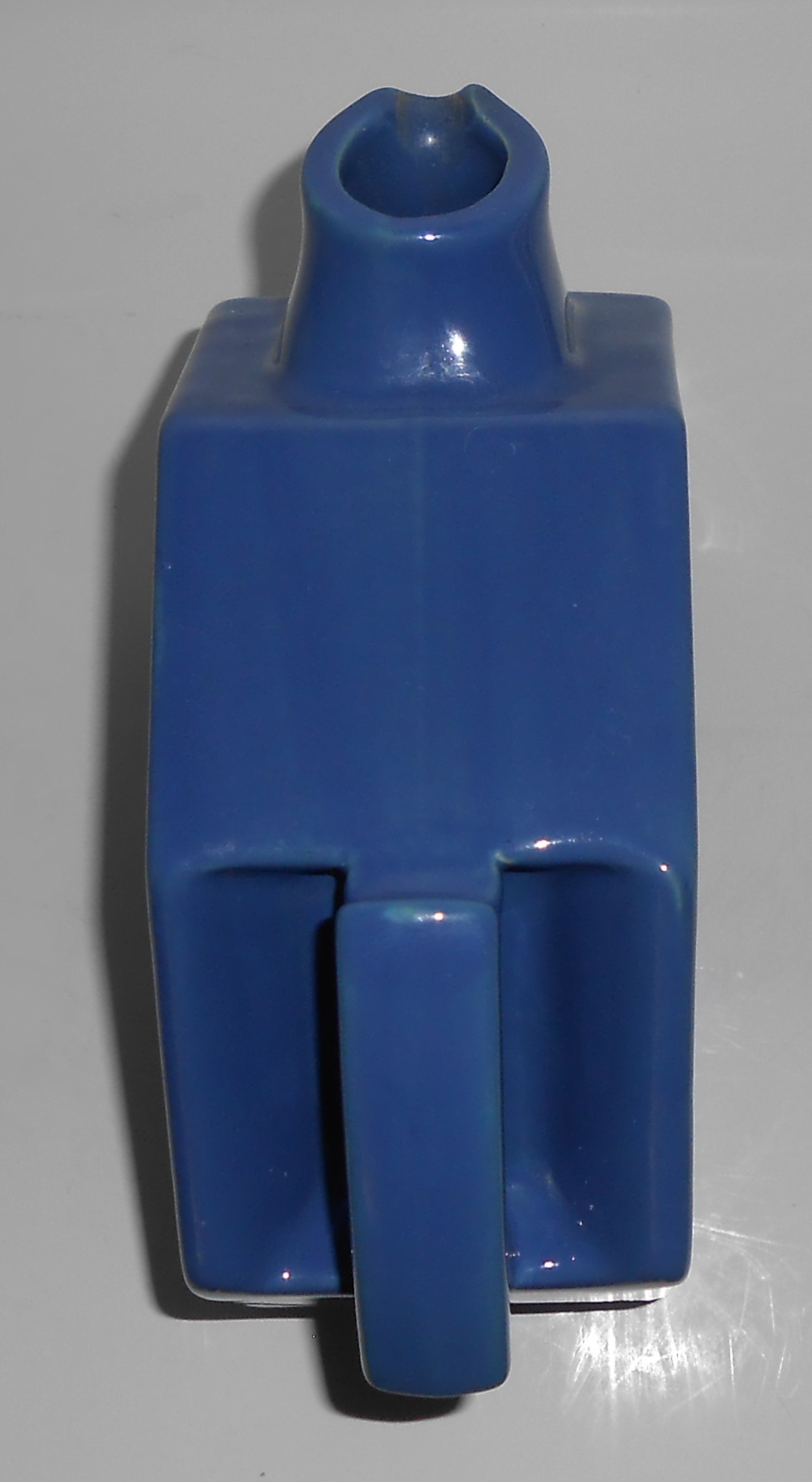 VINTAGE Coors Pottery Rosebud Blue Water Server