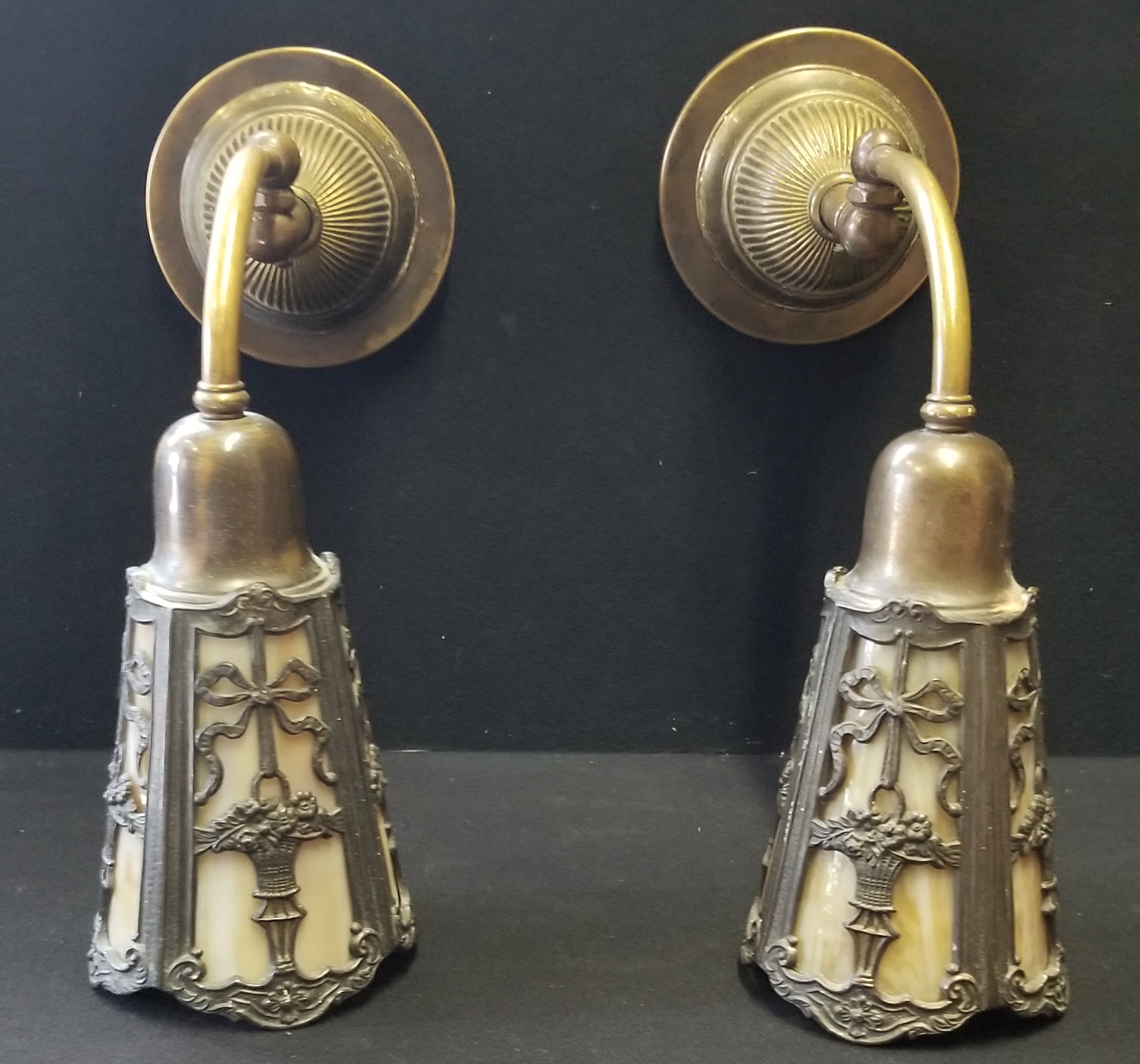 Arts/crafts wall sconces