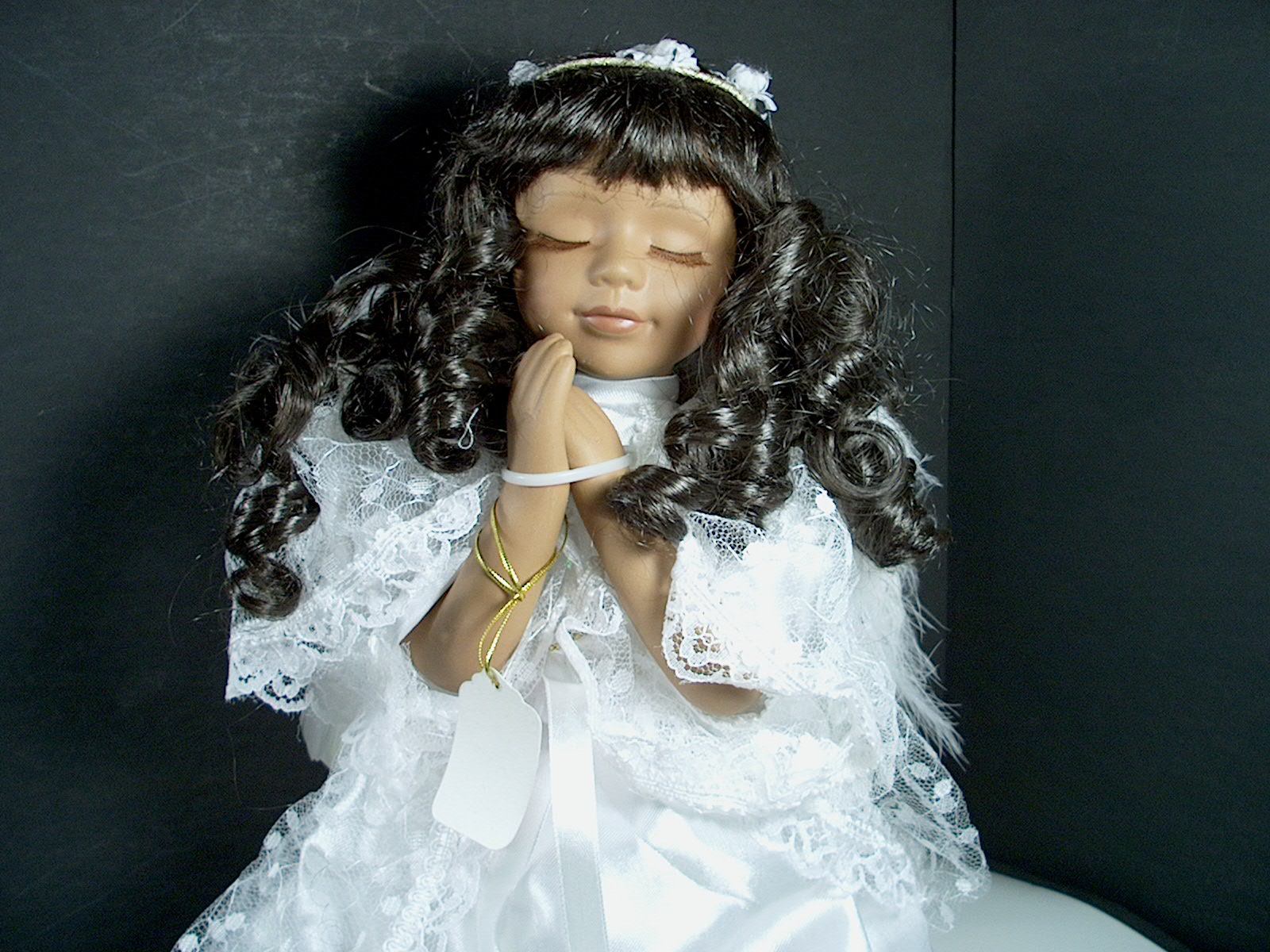 Bisque Praying Porcelain Doll Ashley Belle 1