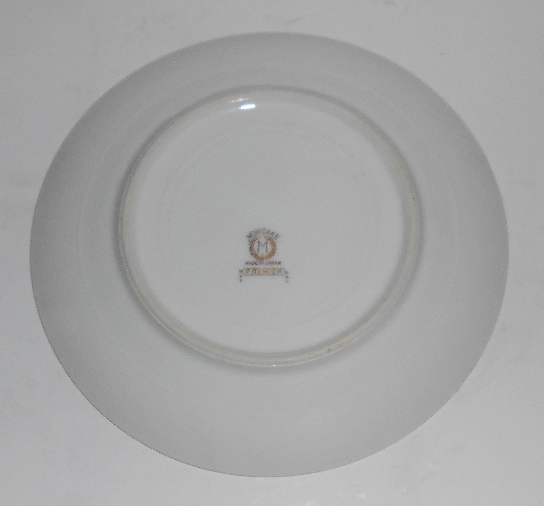 Noritake Porcelain China Floral w/Gold Premier Bread Pl