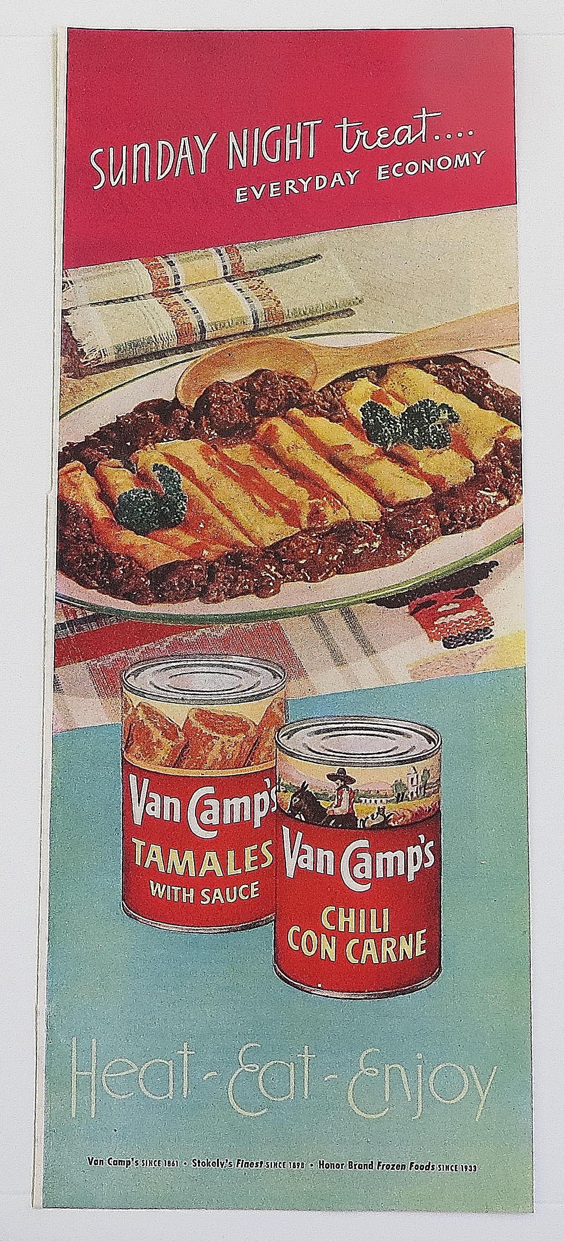 1948 Van Camp's With Tamales & Chili Con Carne