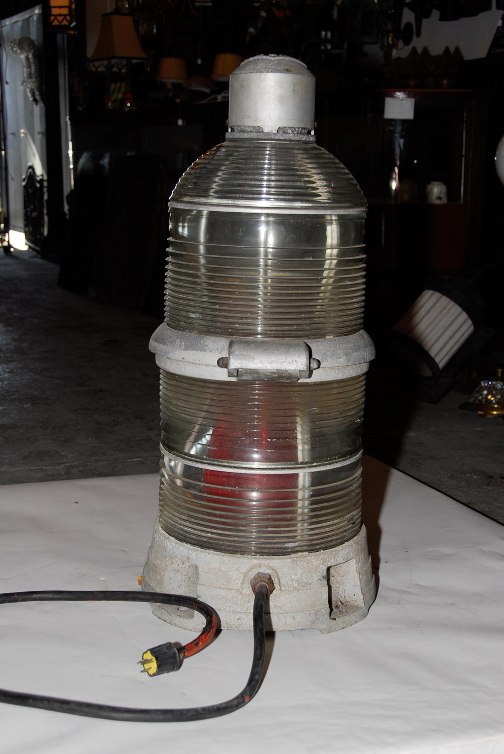 Oversized Vintage Marine Beacon Light