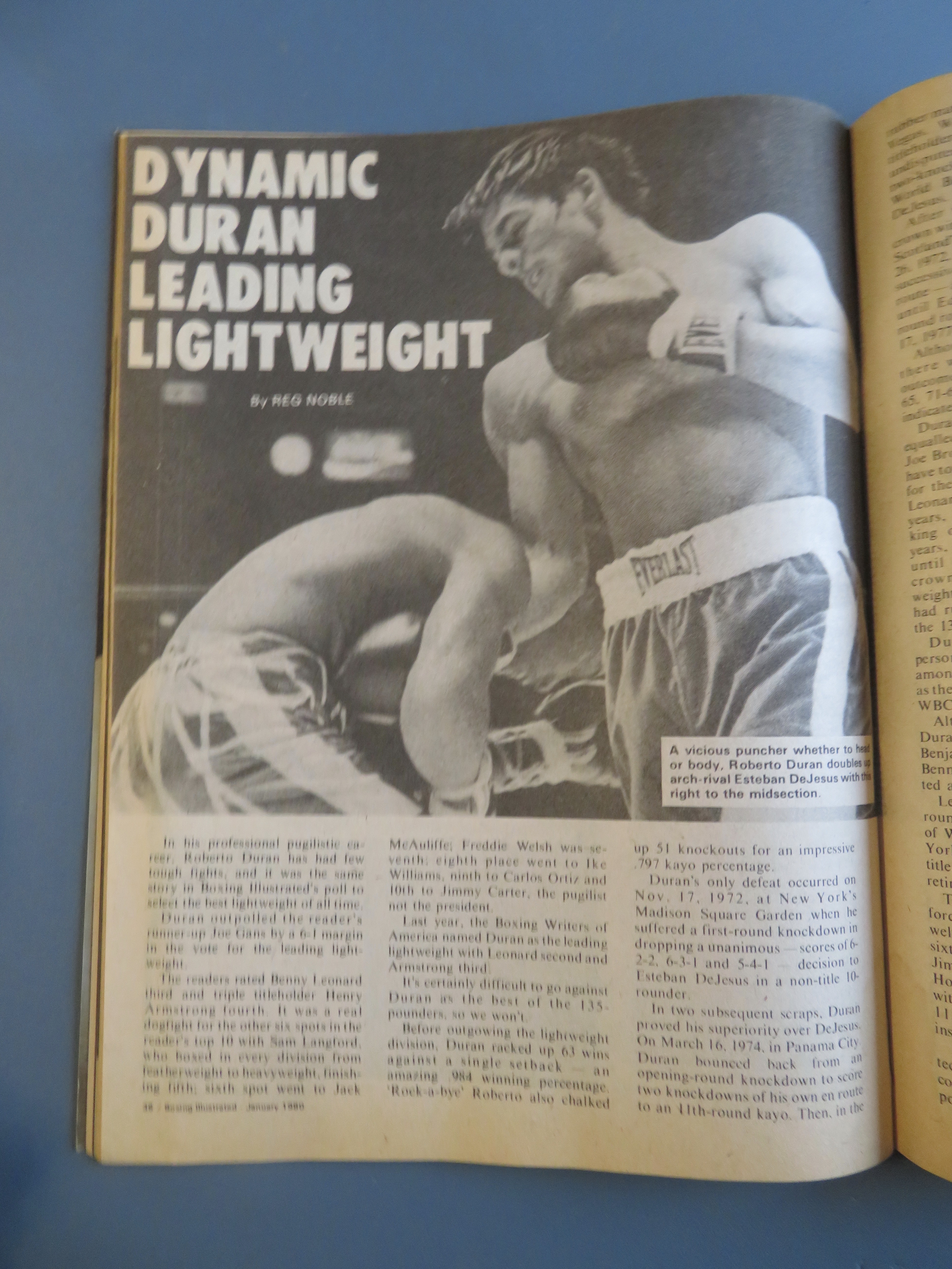 Boxing Illustrated Magazine January 1980 Gerry Cooney