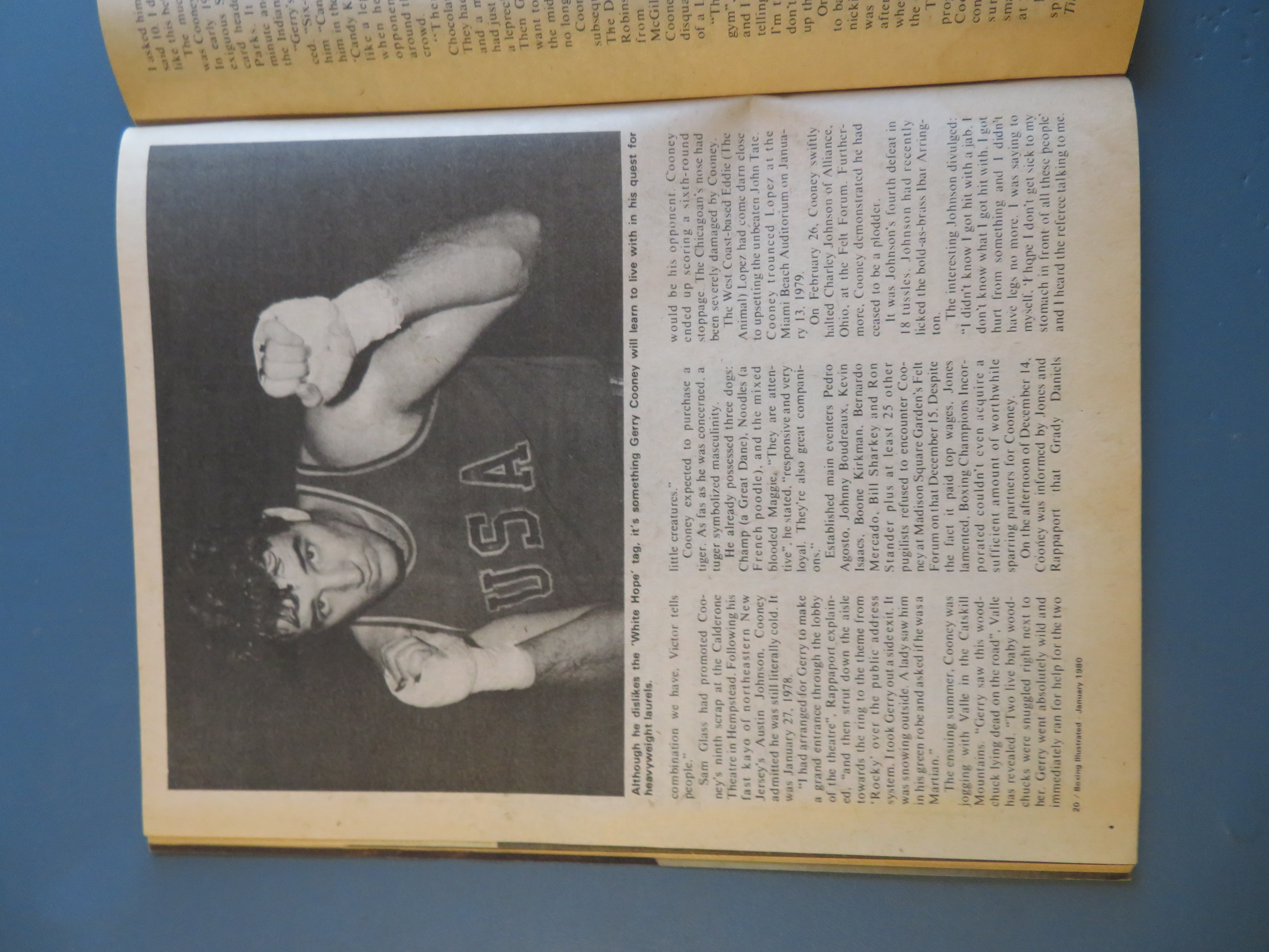 Boxing Illustrated Magazine January 1980 Gerry Cooney