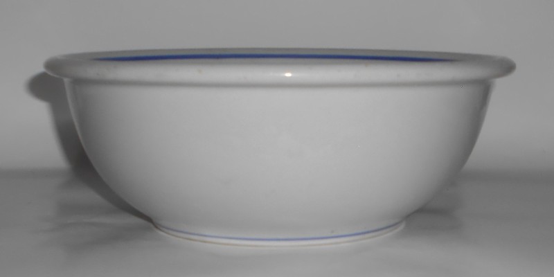 VINTAGE Tepco Restaurant China Navy Captain's LARGE Bowl