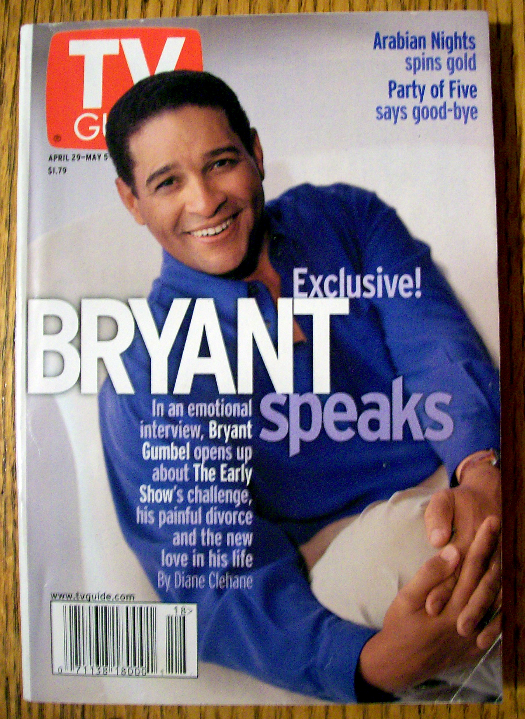 TV Guide April 29 - May 5, 2000 Bryant Gumbel