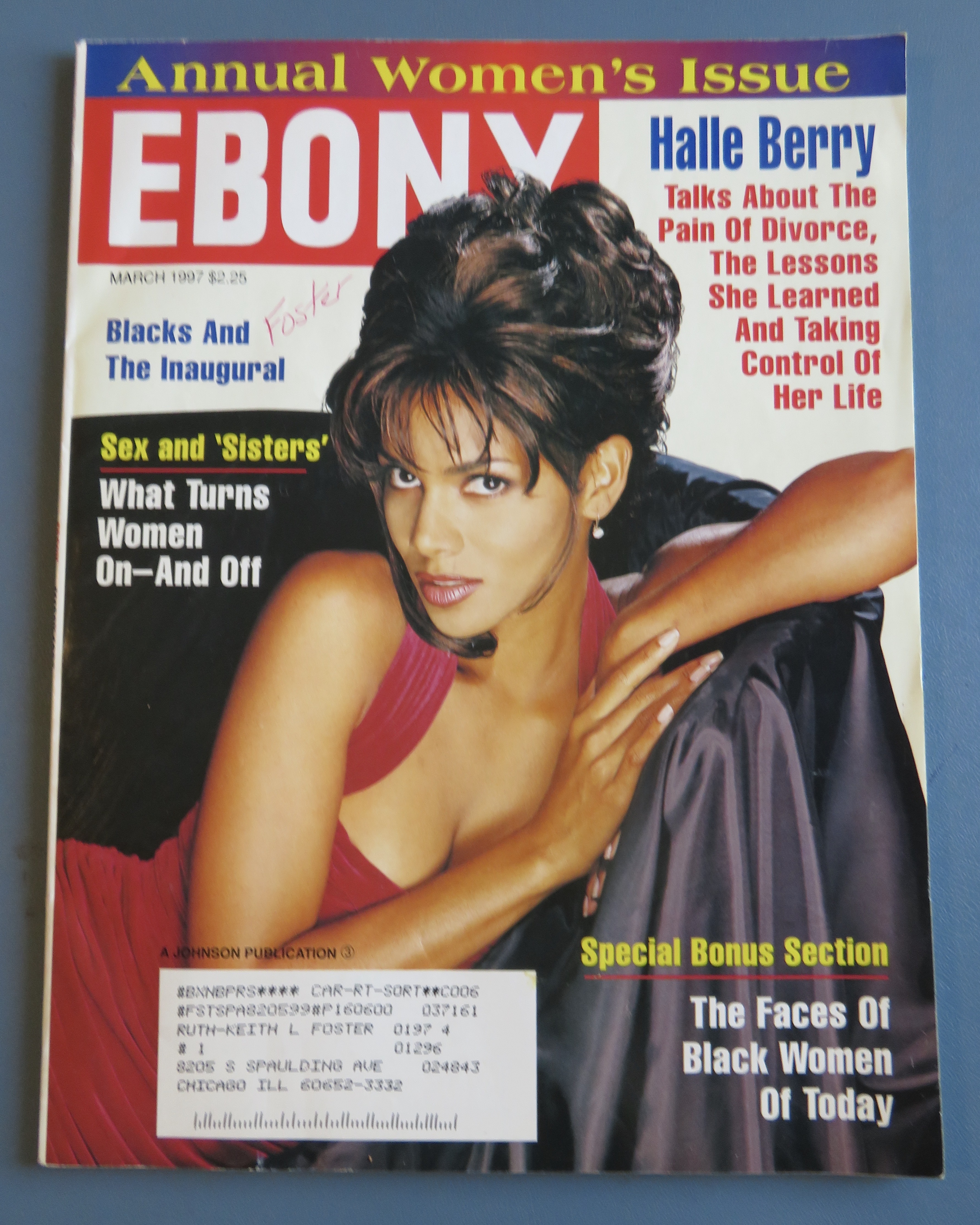 Ebony Magazine March 1997 Halle Berry