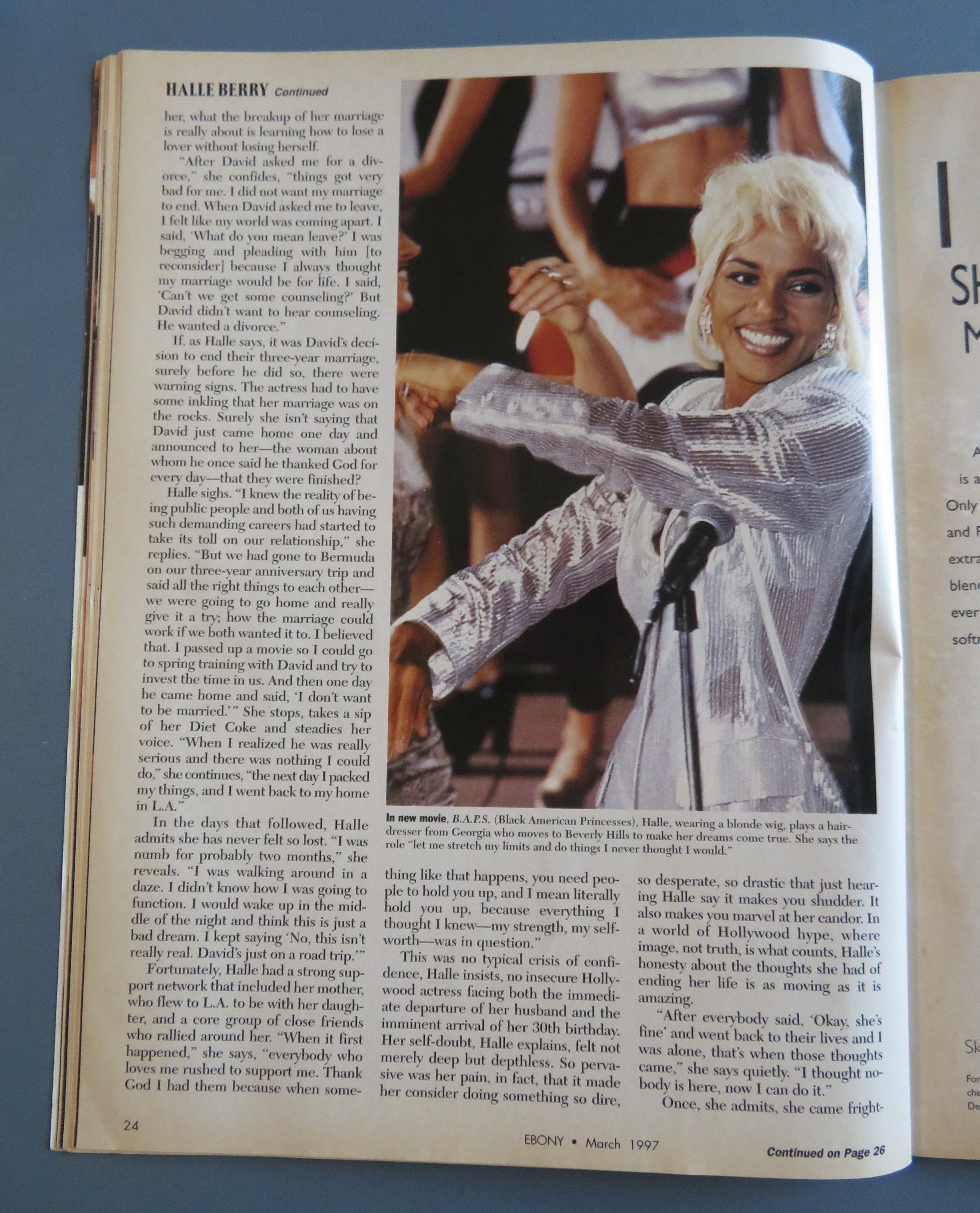 Ebony Magazine March 1997 Halle Berry