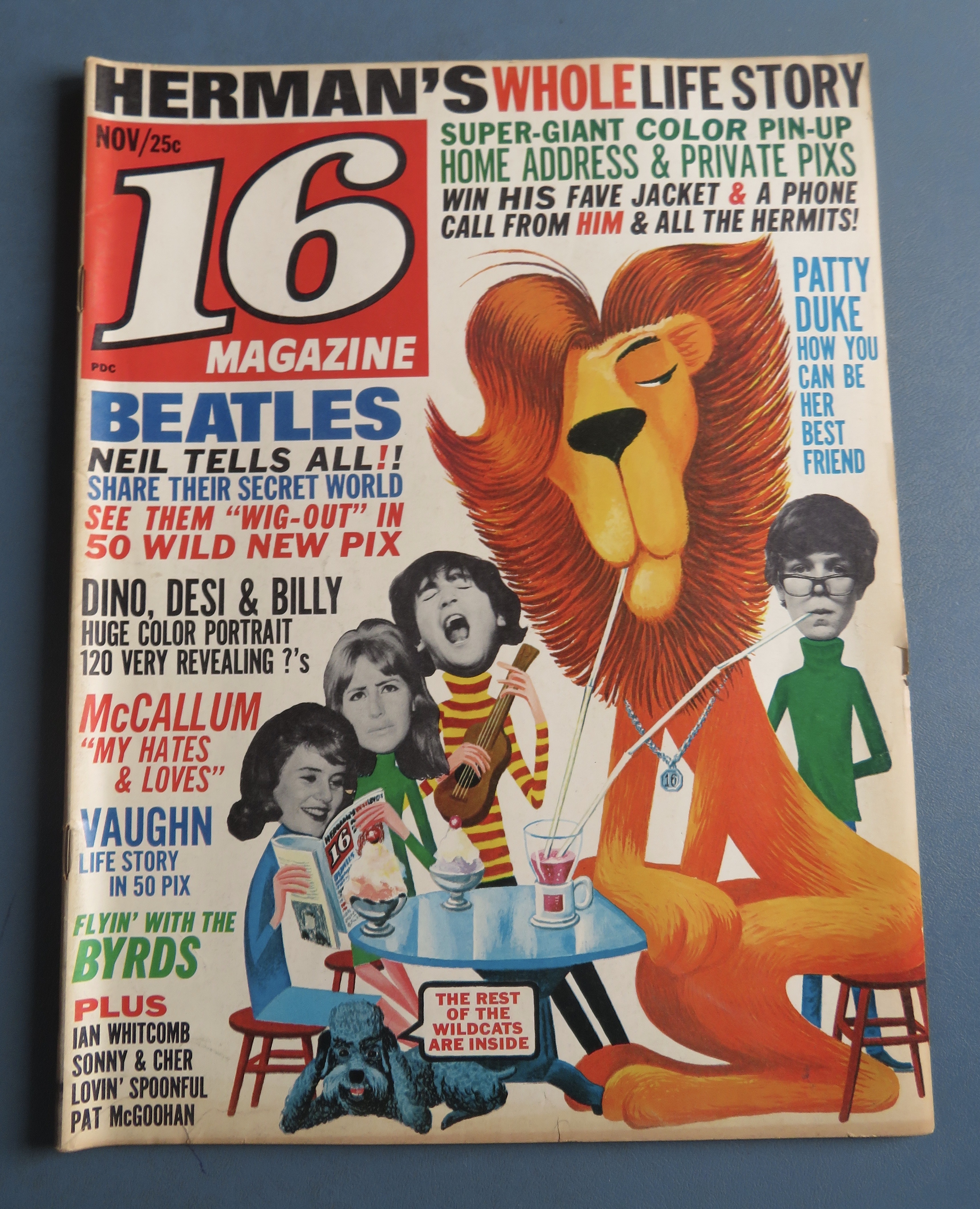 16 Magazine November 1965 Herman's Whole Life Story