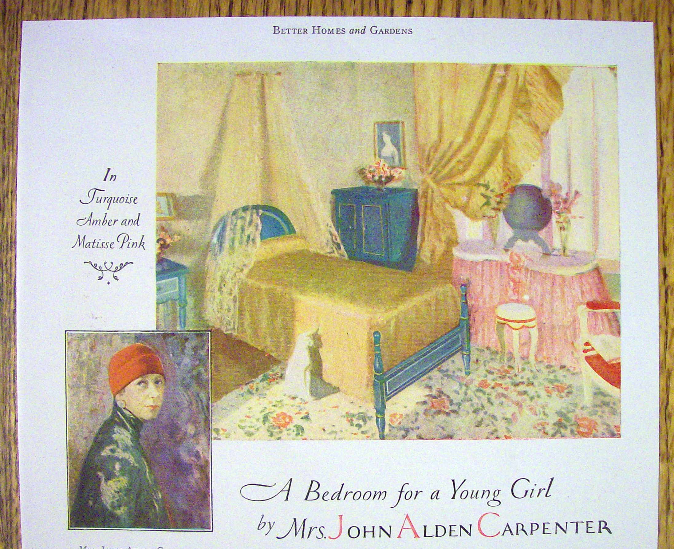 1928 Simmons with Bedroom by Mrs. Carpenter