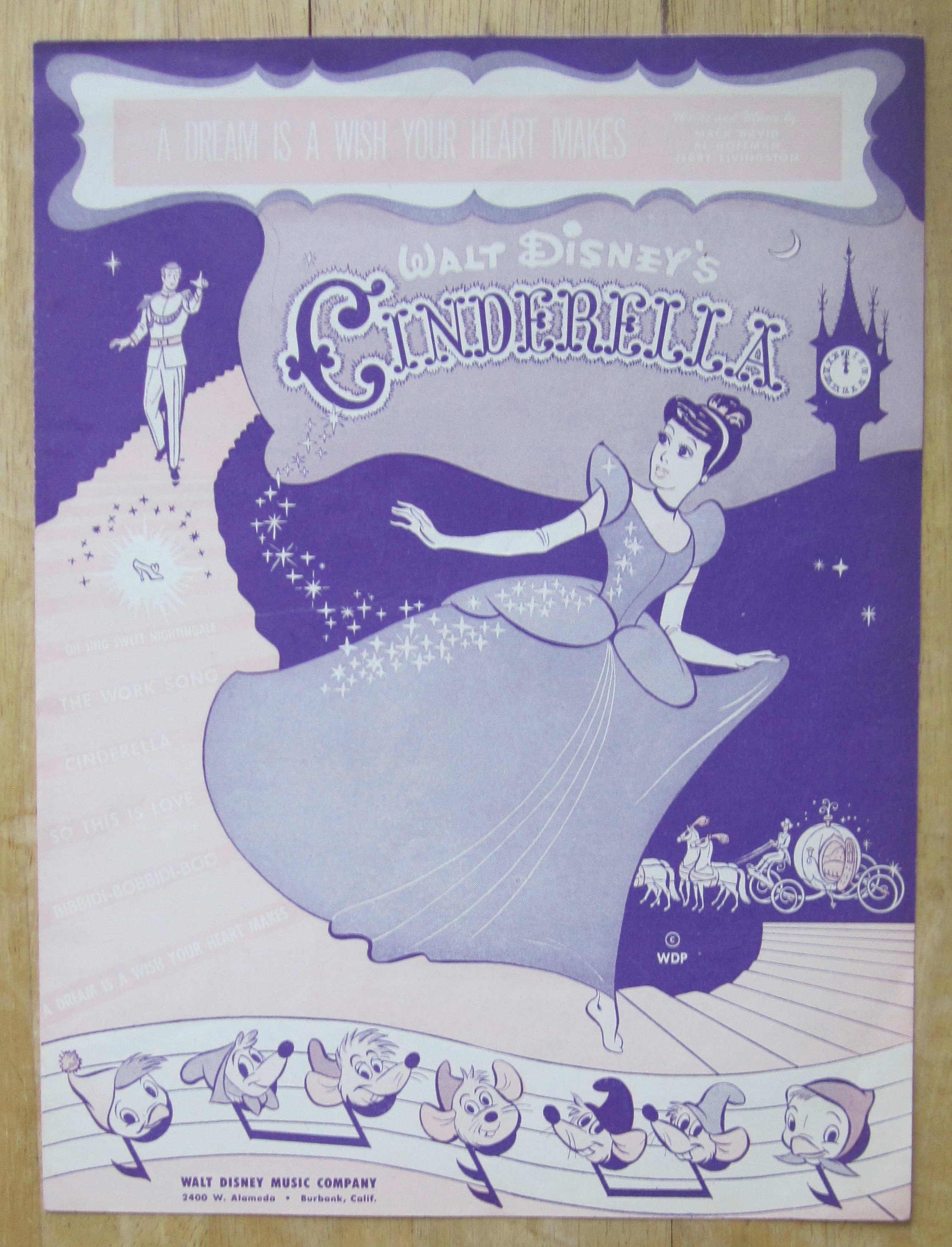 1941 Sheet Music for A Dream Is A Wish Your Heart Makes