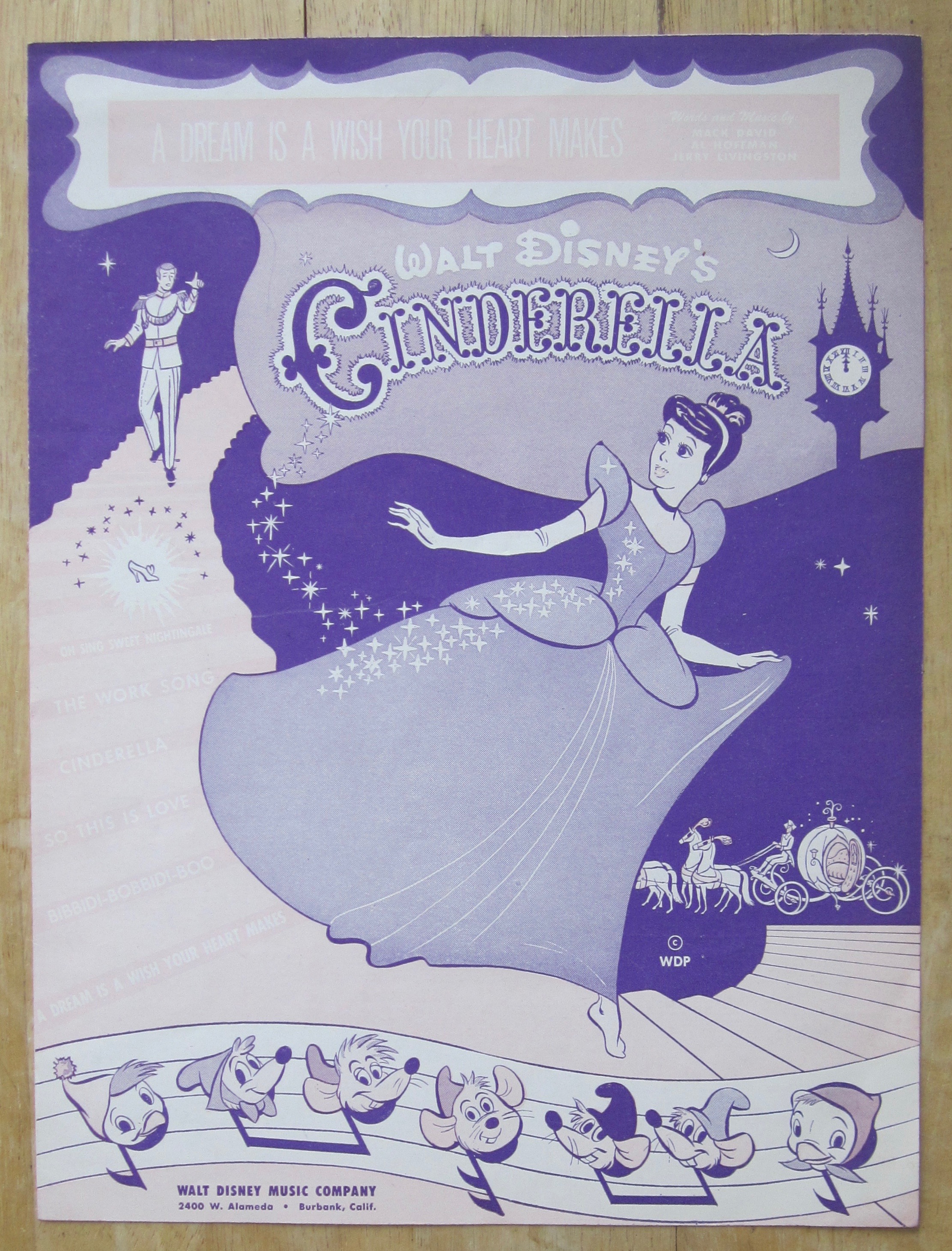 1941 Sheet Music for A Dream Is A Wish Your Heart Makes