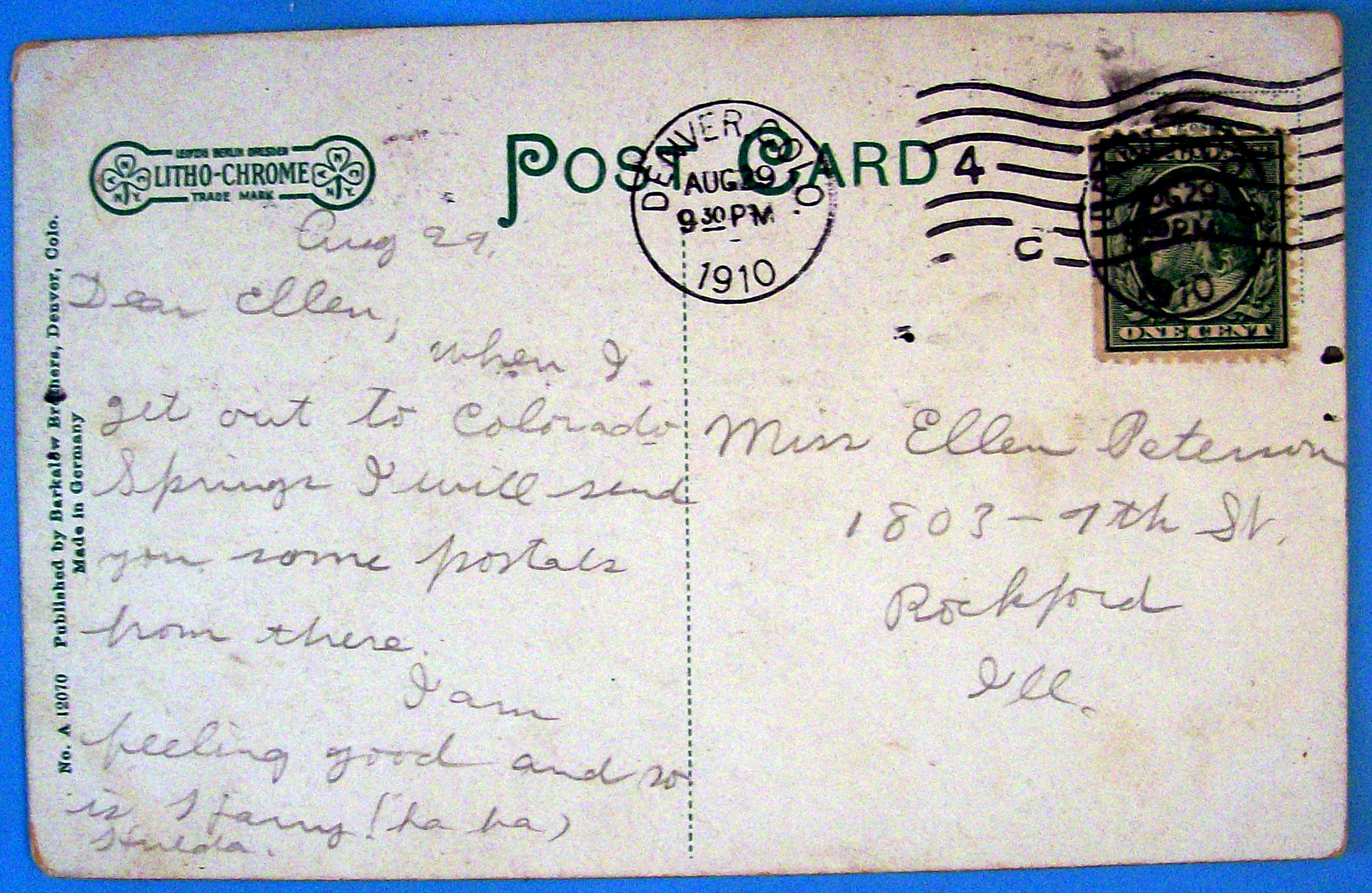 Cathedral Spires in Platte Canon Postcard