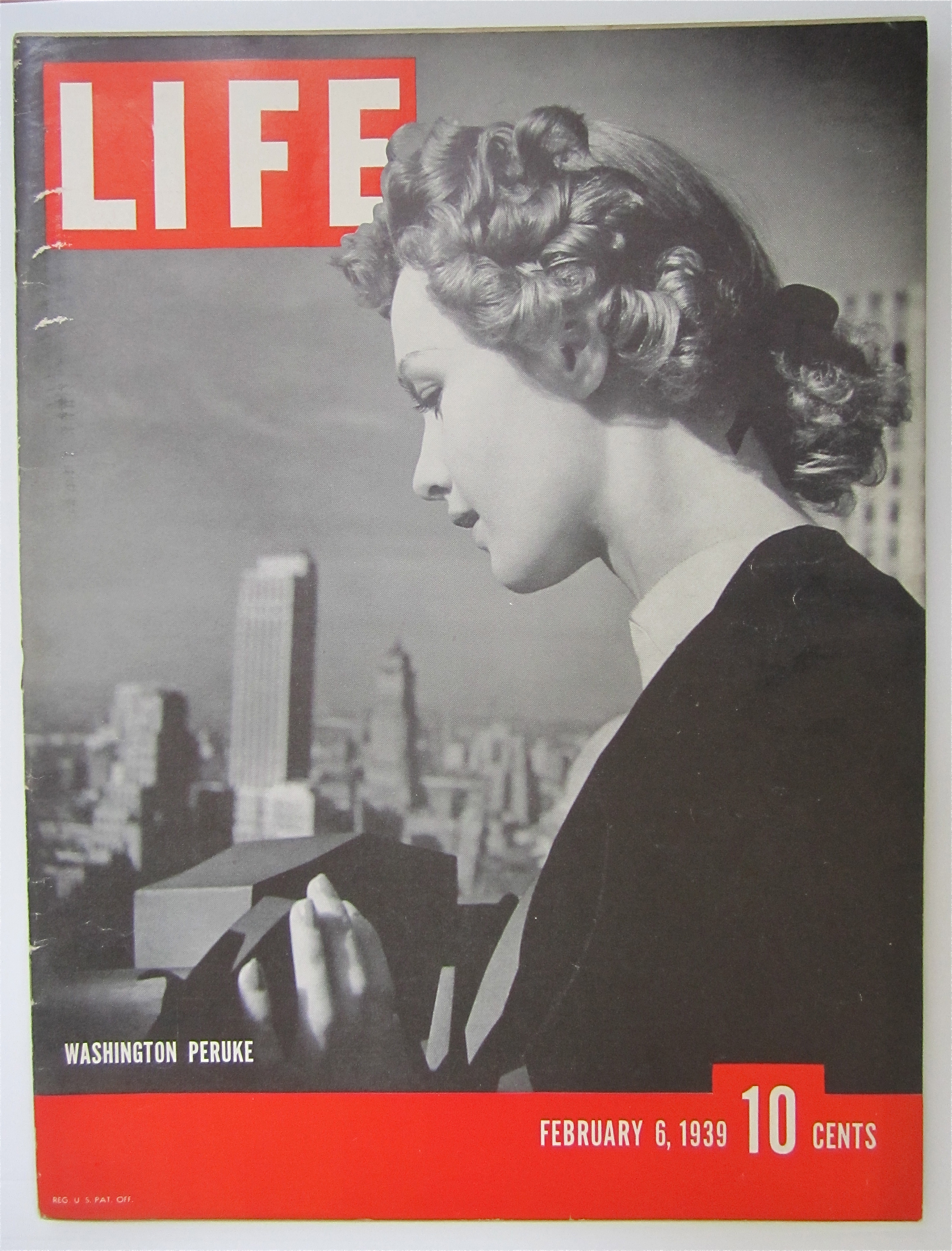Life Magazine-February 6, 1939-Washington Peruke