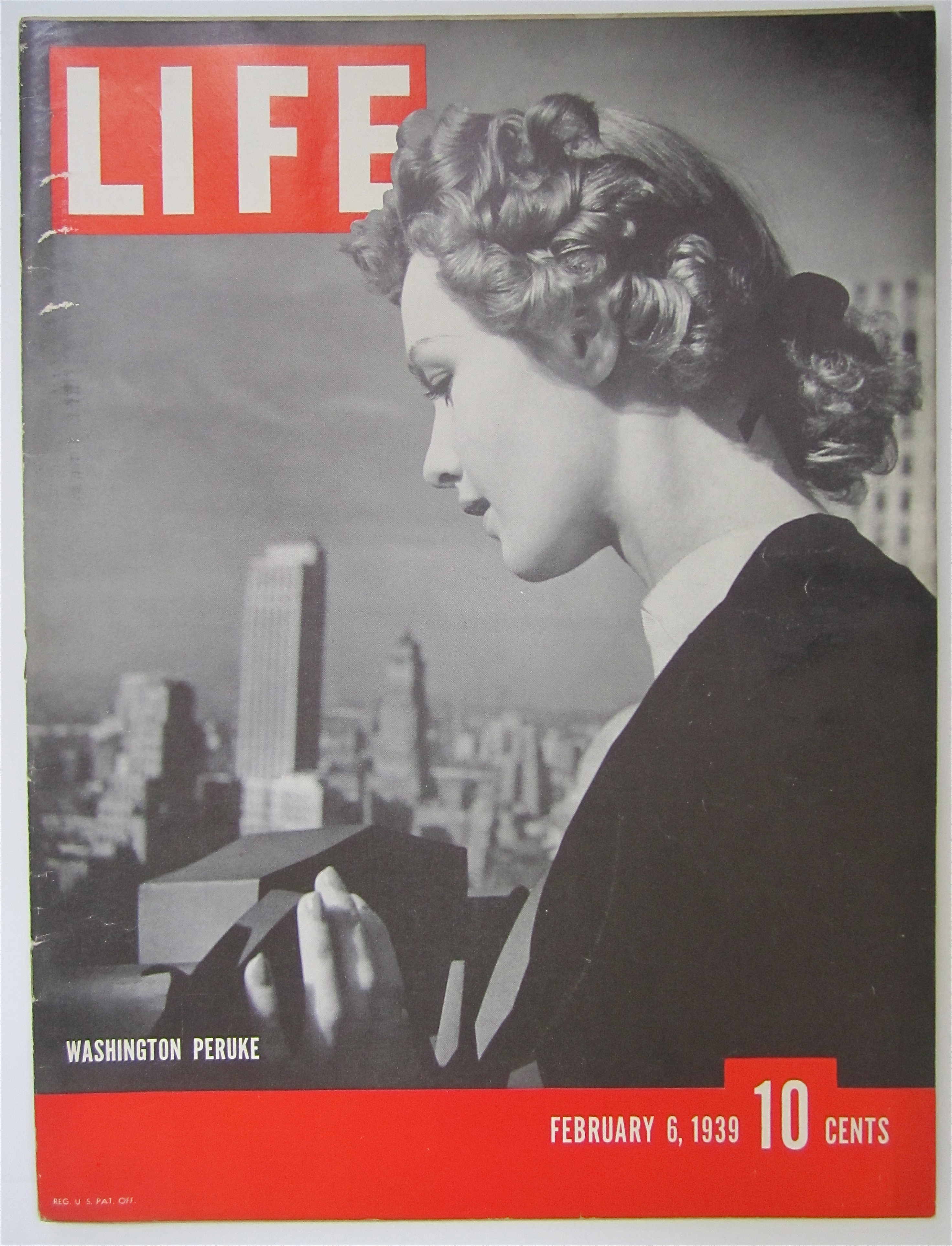 Life Magazine-February 6, 1939-Washington Peruke