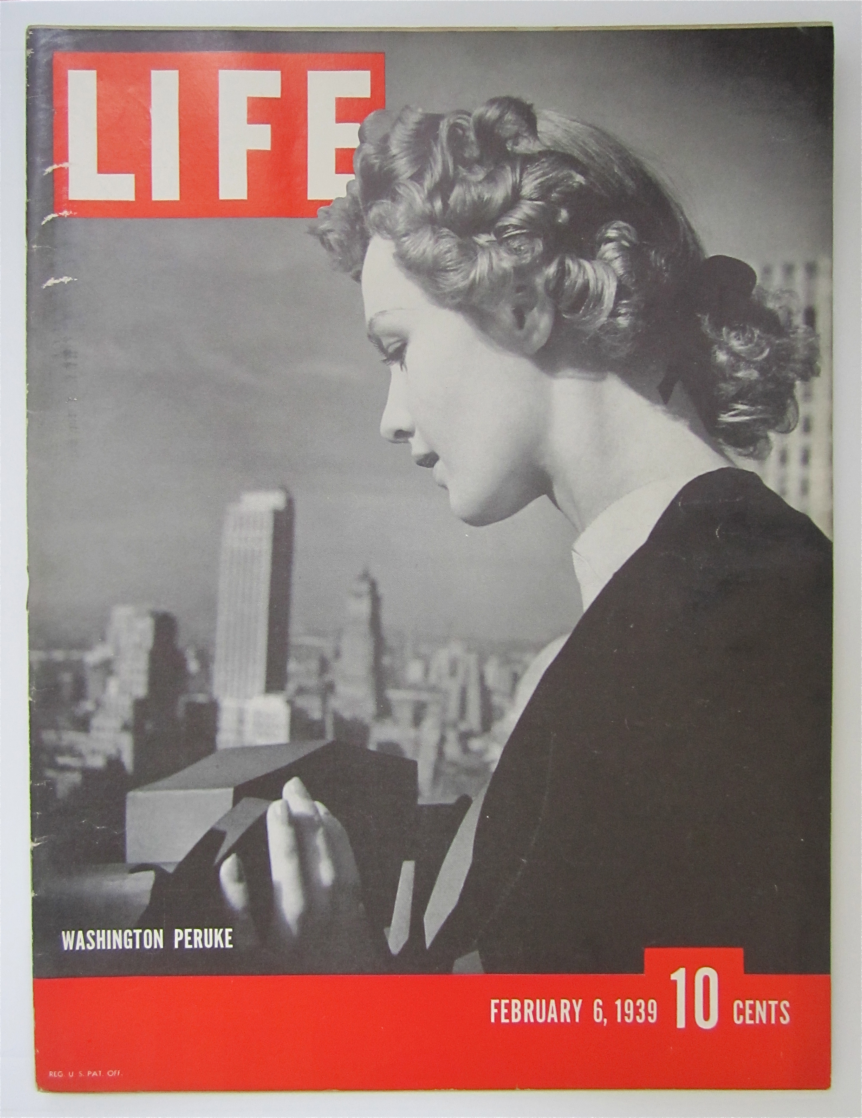 Life Magazine-February 6, 1939-Washington Peruke
