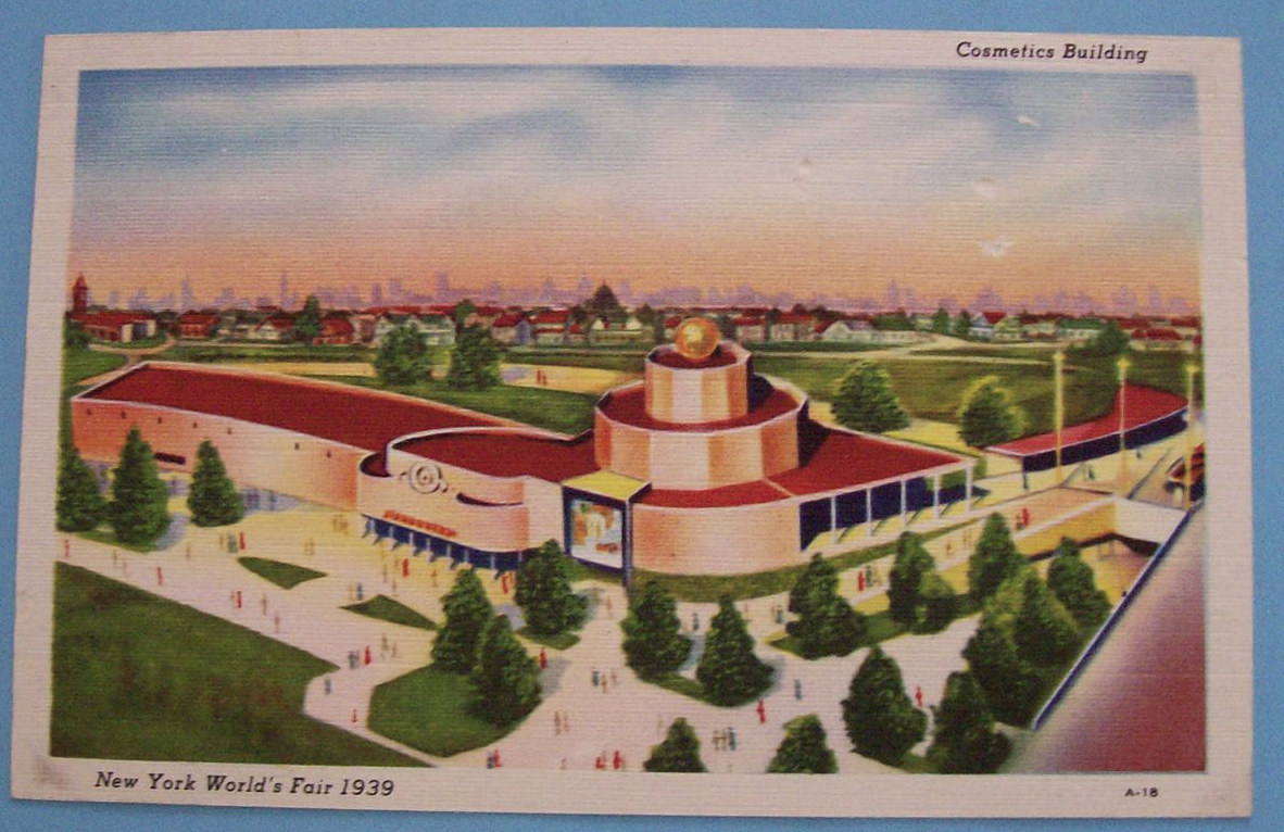 Cosmetics Building Postcard-1939 New York World's Fair