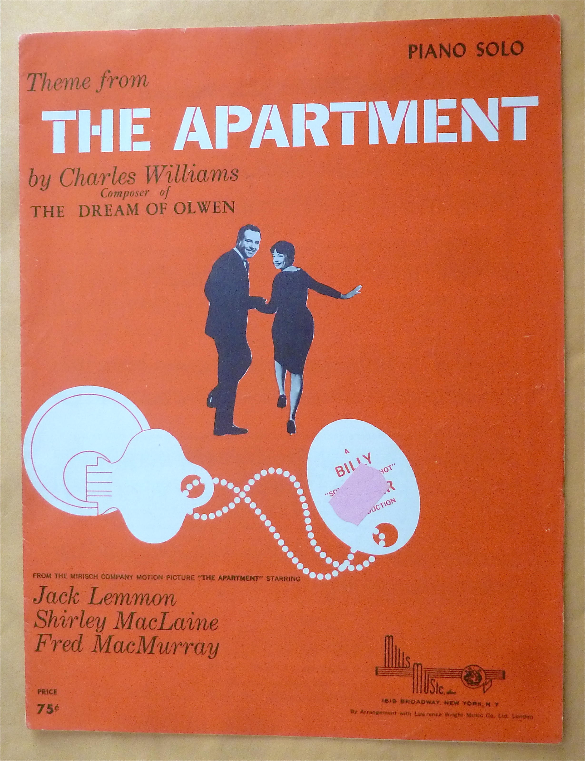 Sheet Music For 1949 The Apartment