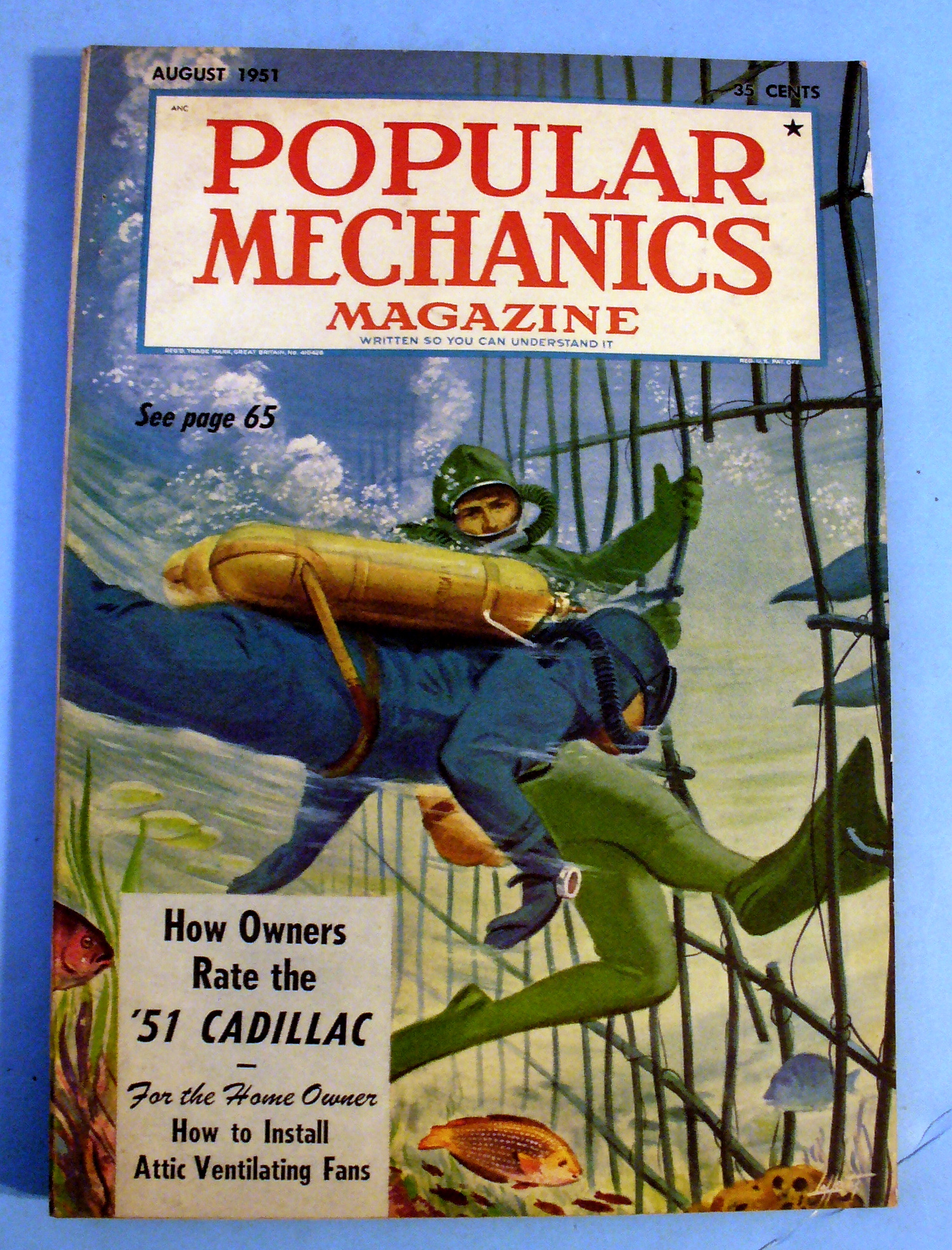 Popular Mechanics-August 1951-'51 Cadillac