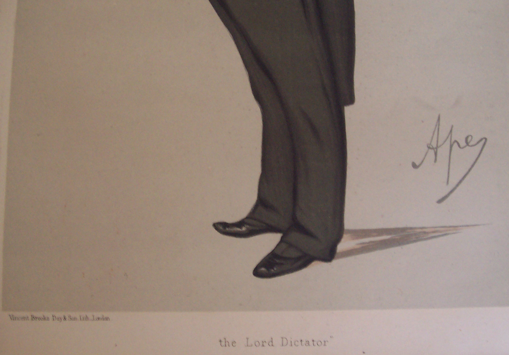 Vanity Fair Ape Print Lord Redesdale February 27, 1875